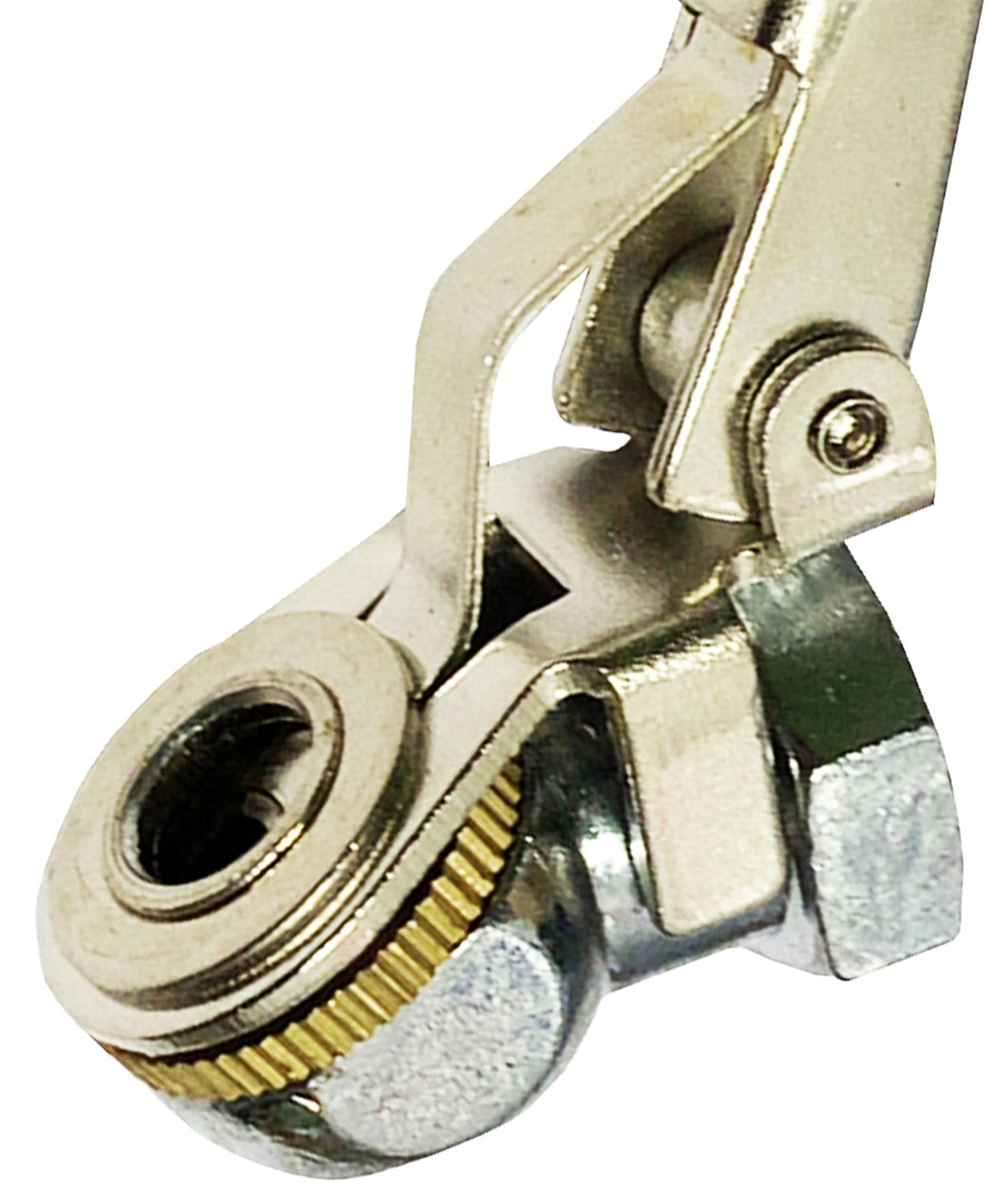 Tyre Valve Air Hose Chuck Airline Inflator Connector Brass Clip On Car Truck By Dapetz