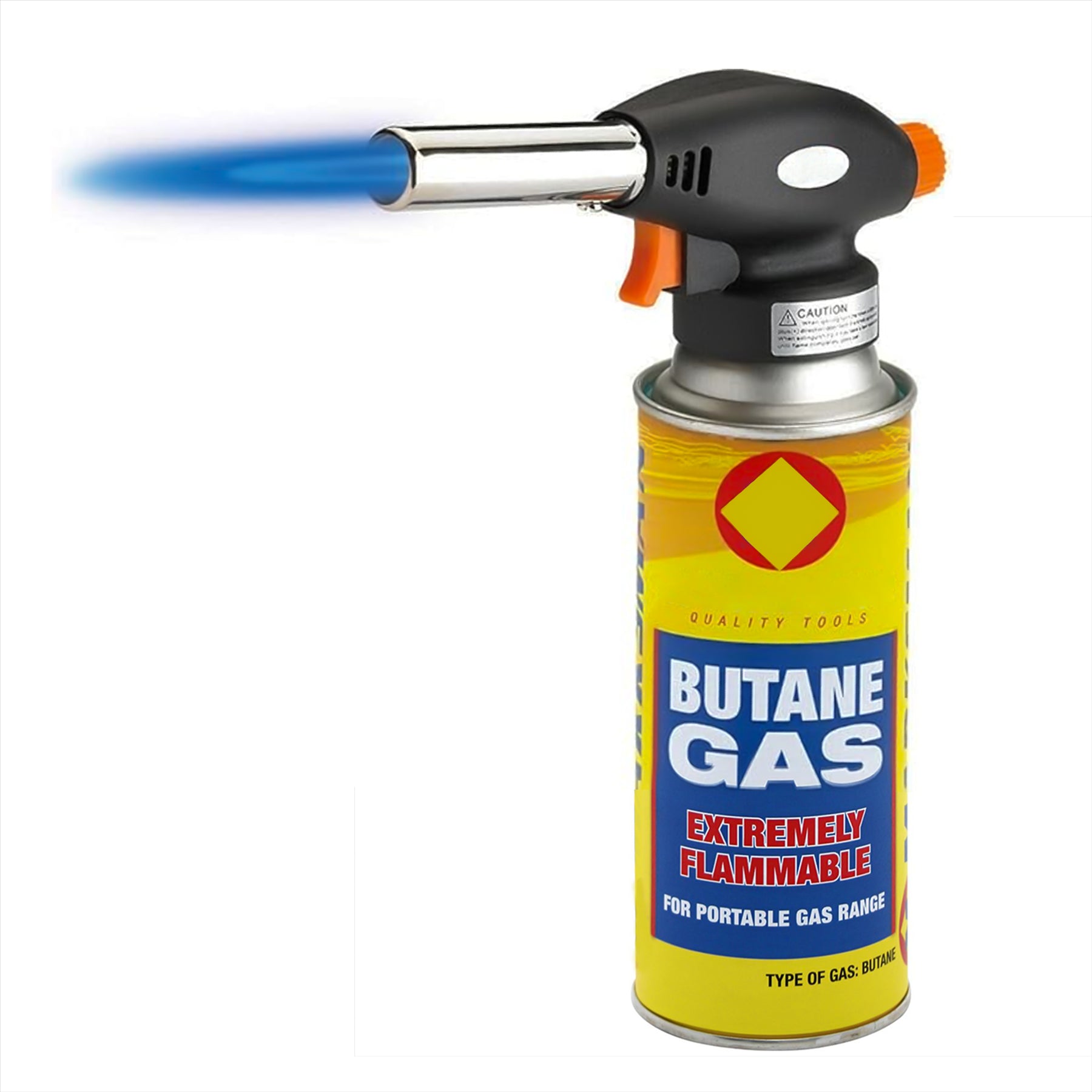Blow Torch Butane Gas Auto Chef Creme Brulee Cooking Soldering Camping 8 Gas Can