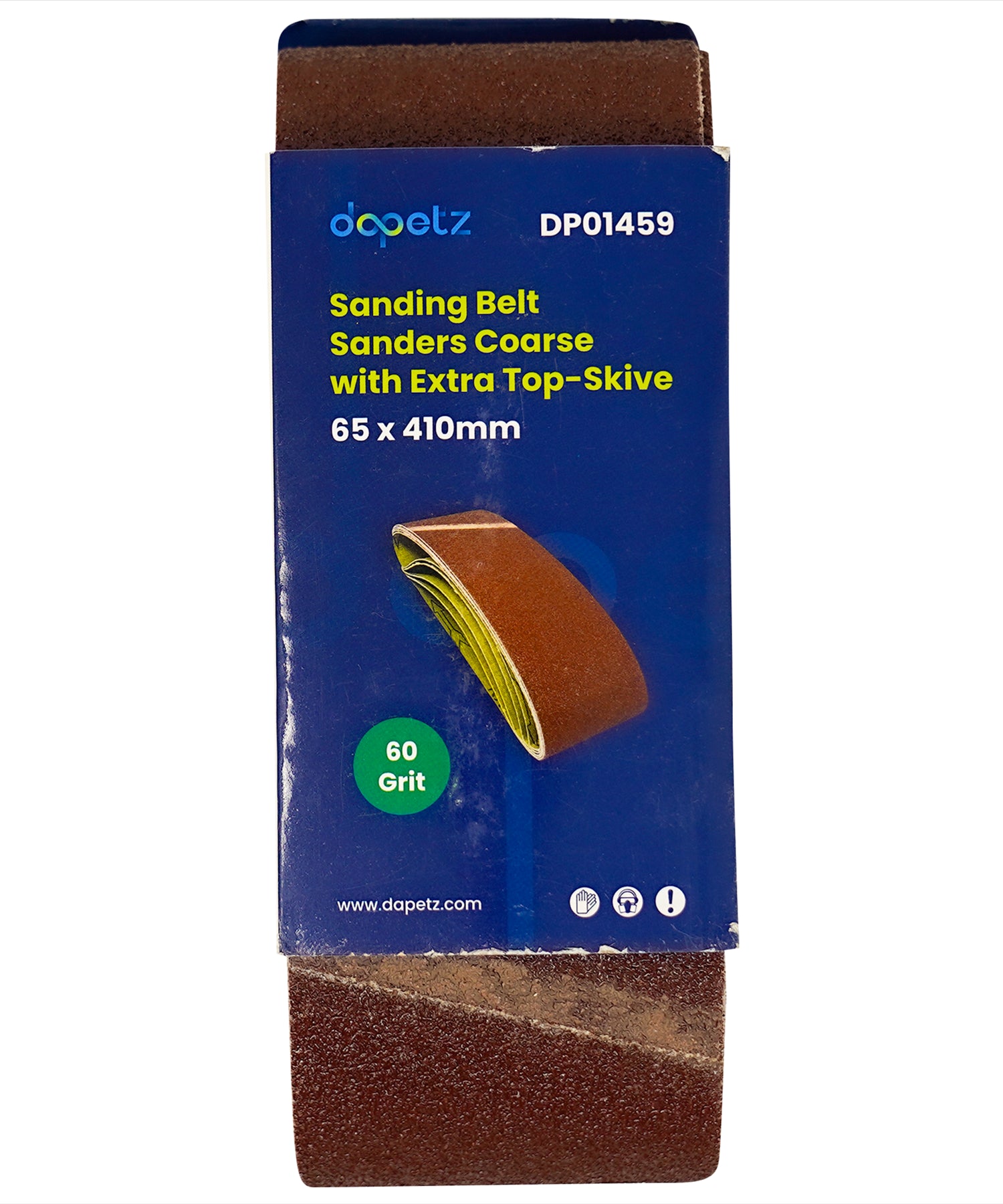 Sander Sanding Belts Power Tool 65mm x 410mm 60 Grit Coarse 5PCS By Dapetz