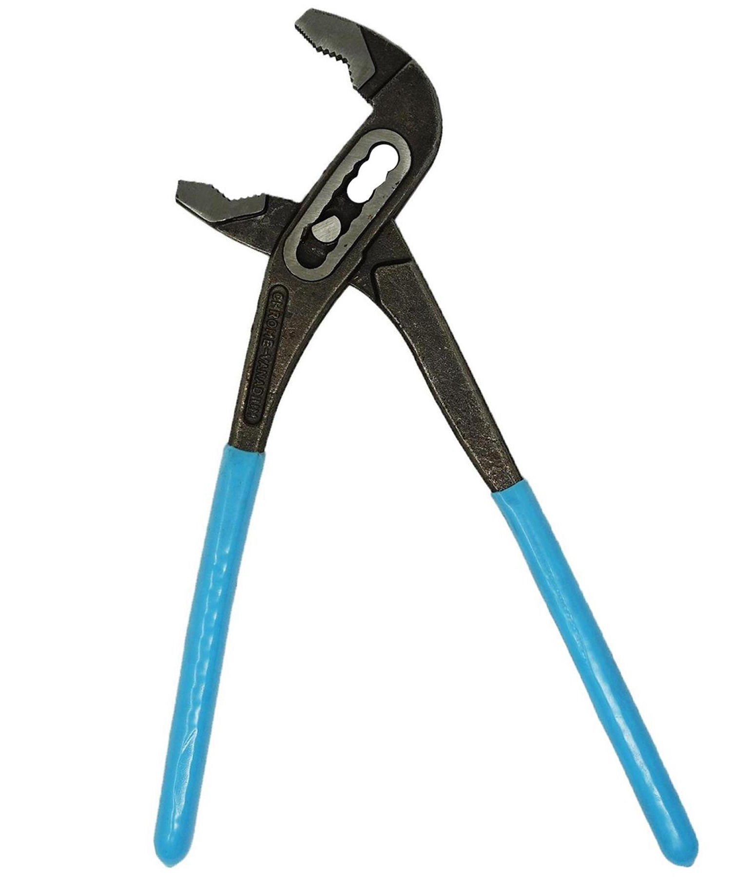 12" Plumbers Slim Jaw 300mm Waterpump Pipe Wrench Pliers Grips Pump Chrome By Dapetz