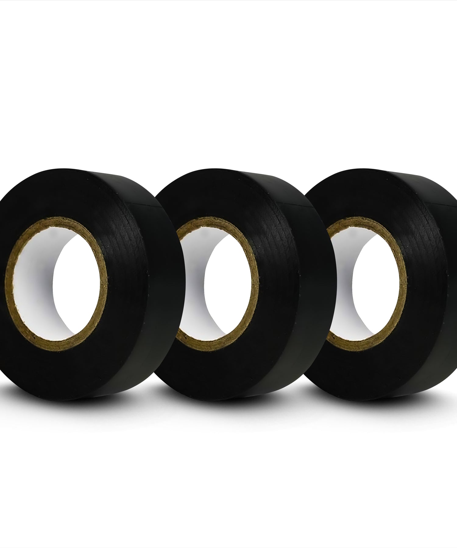 19mm X 22m Black Electrical Pvc Insulation / Insulating Tape Flame Retardant 3 PC