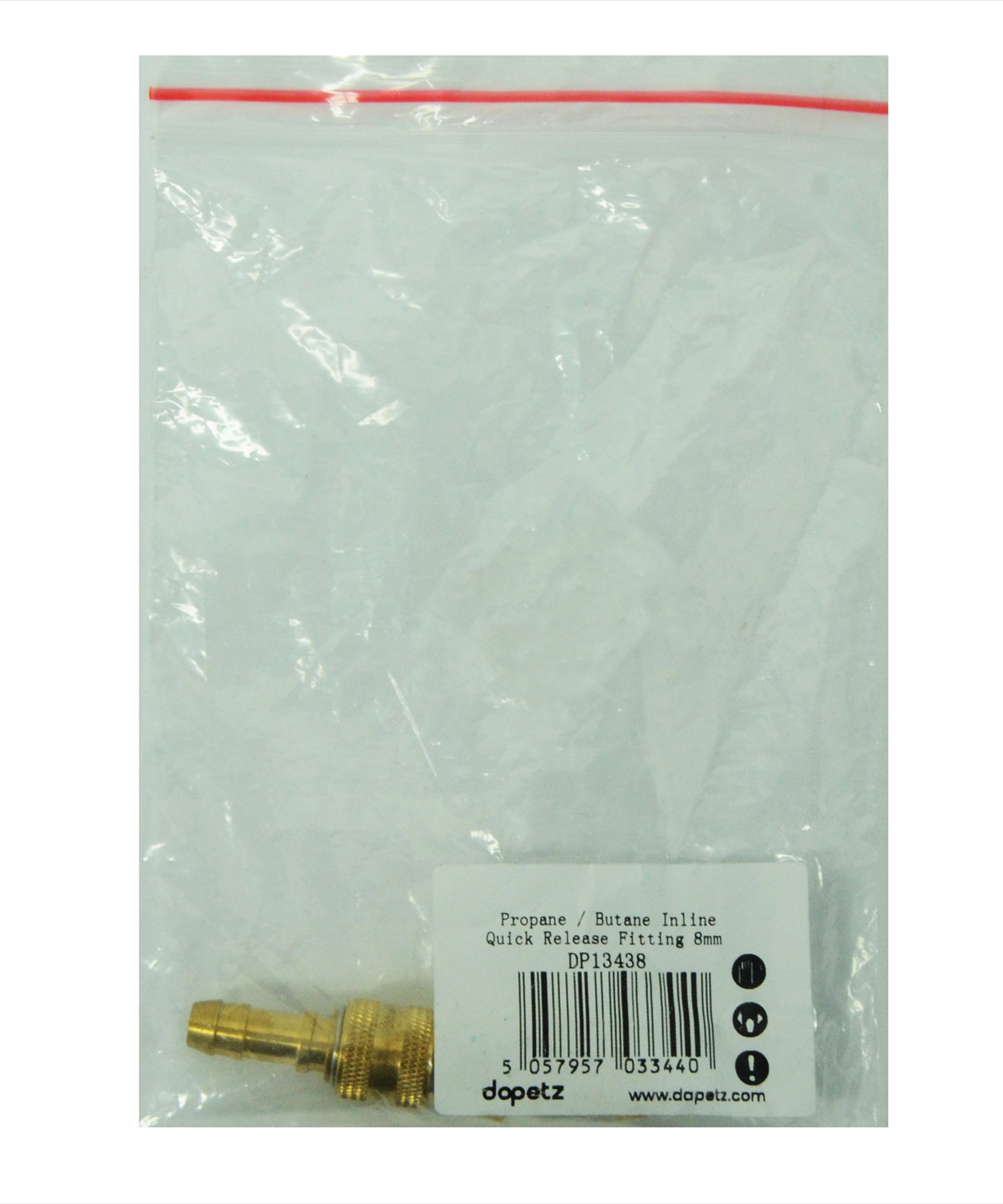 Propane Butane Inline Quick Release Fittings 8mm By Dapetz