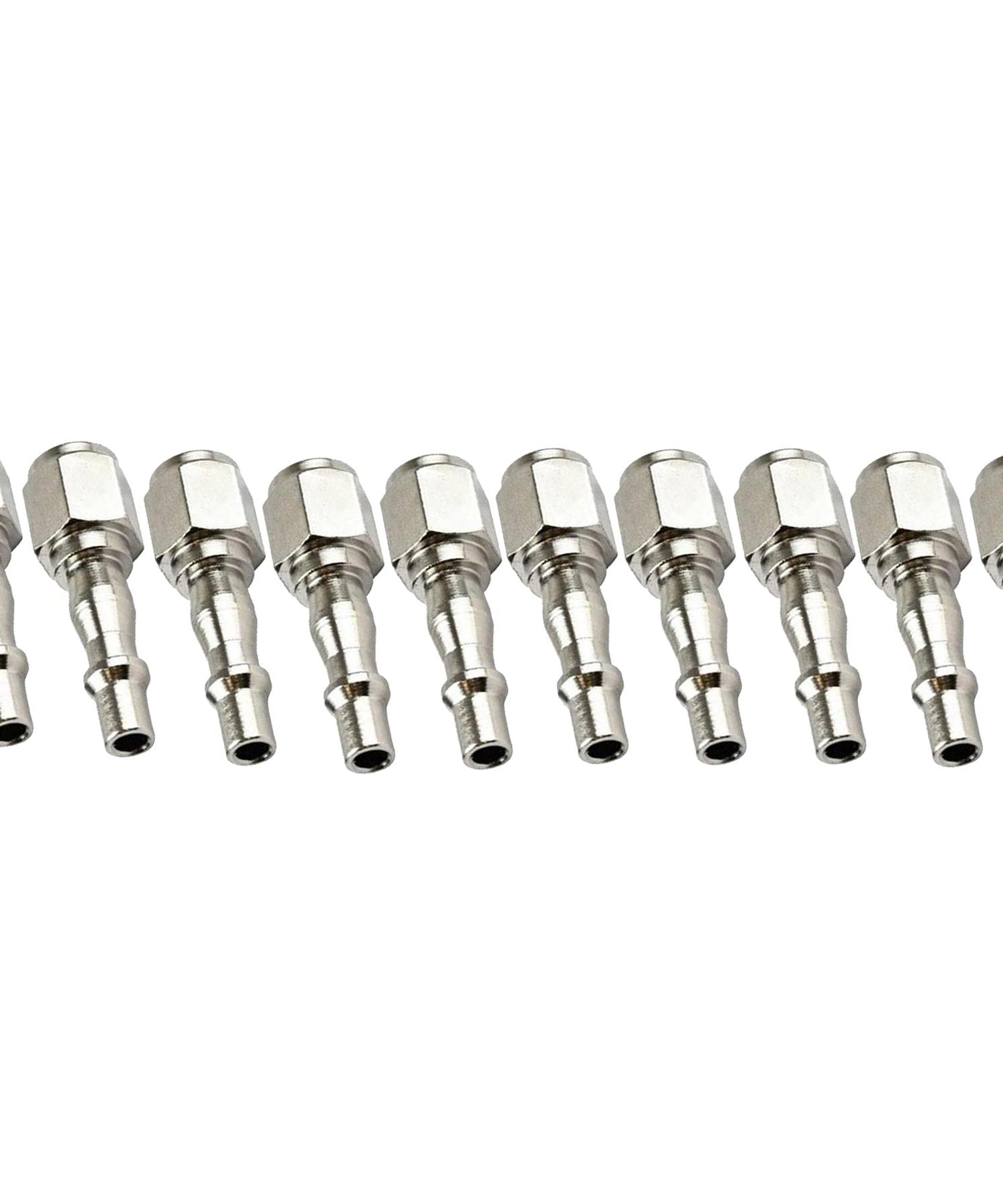 Air Line Hose Fitting Connector Female 1/4" Thread Bayonet For PCL Vertex 10Pcs
