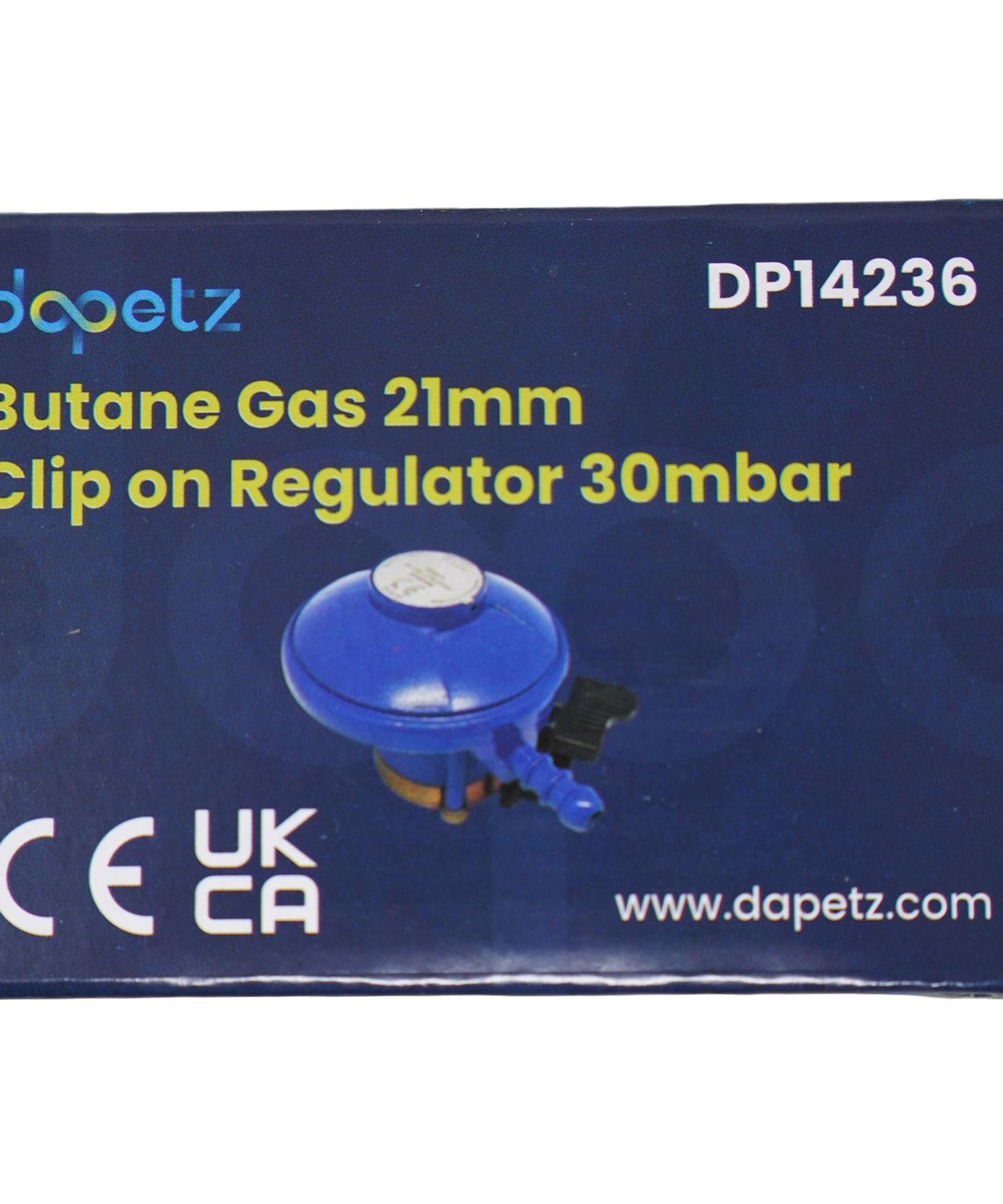 Butane Clip On Gas Regulator 30 mbar Calor Flogas 21mm inlet Caravan Motorhome