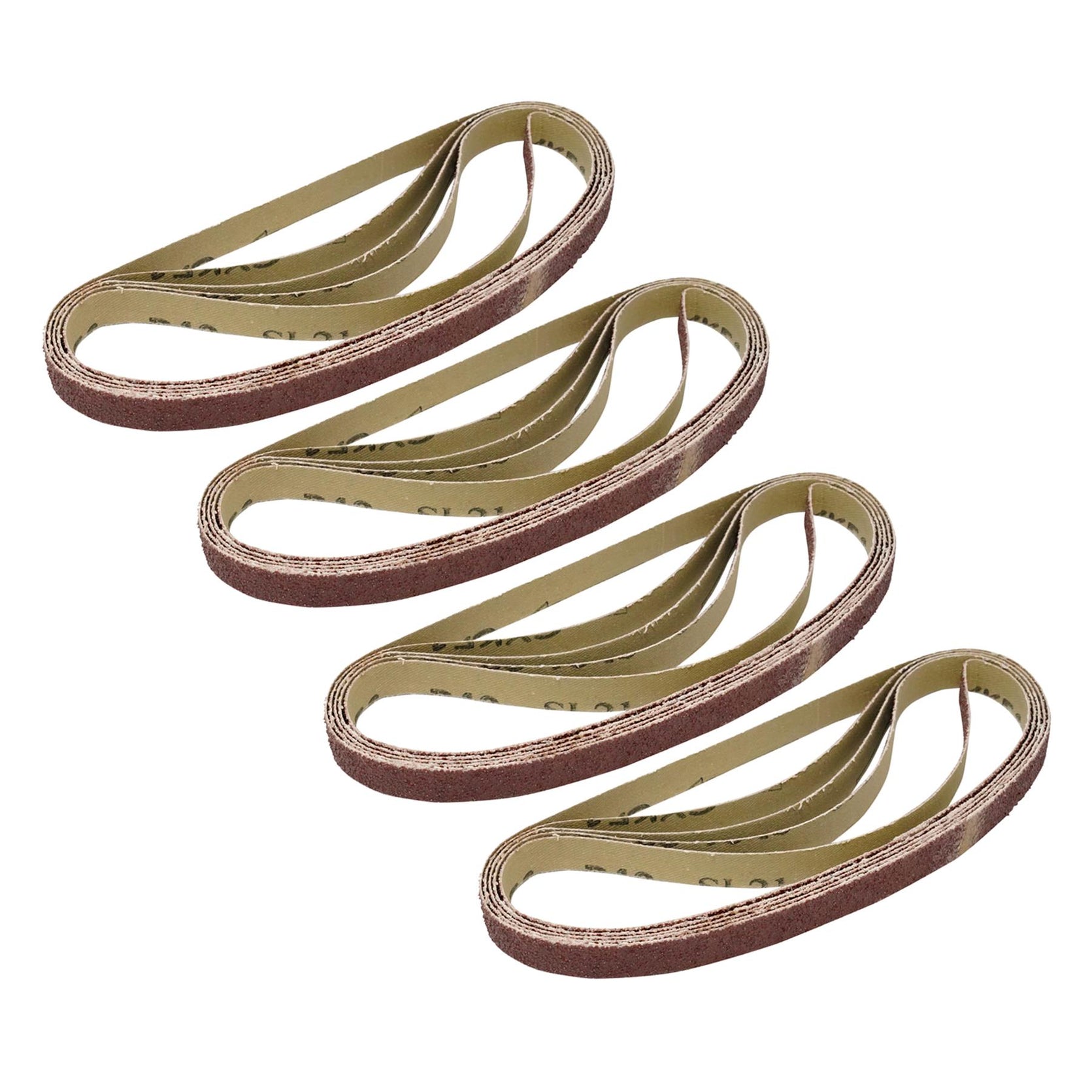 330mm x 10mm 40G Belt Power Finger File Sander Abrasive Sanding Belts 50pk