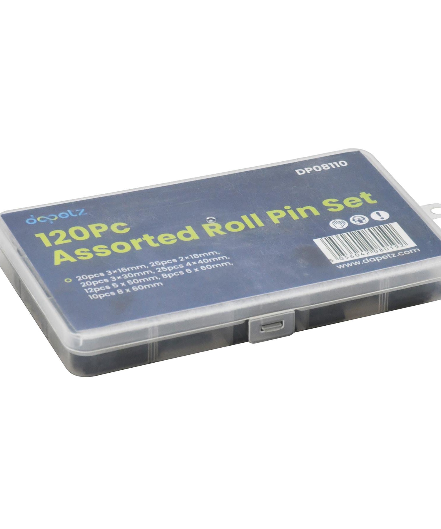 Comprehensive 120-Piece Assorted Roll Pin Set Tension Spring, Sellock, C Pins, Mixed Pack By Dapetz