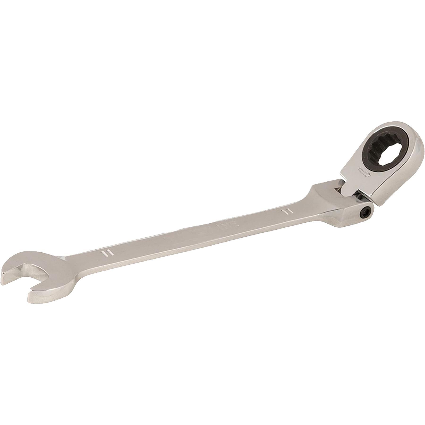Flexible Head Ratchet Metric Spanner 11mm Open End & Ring Guaranteed By Dapetz
