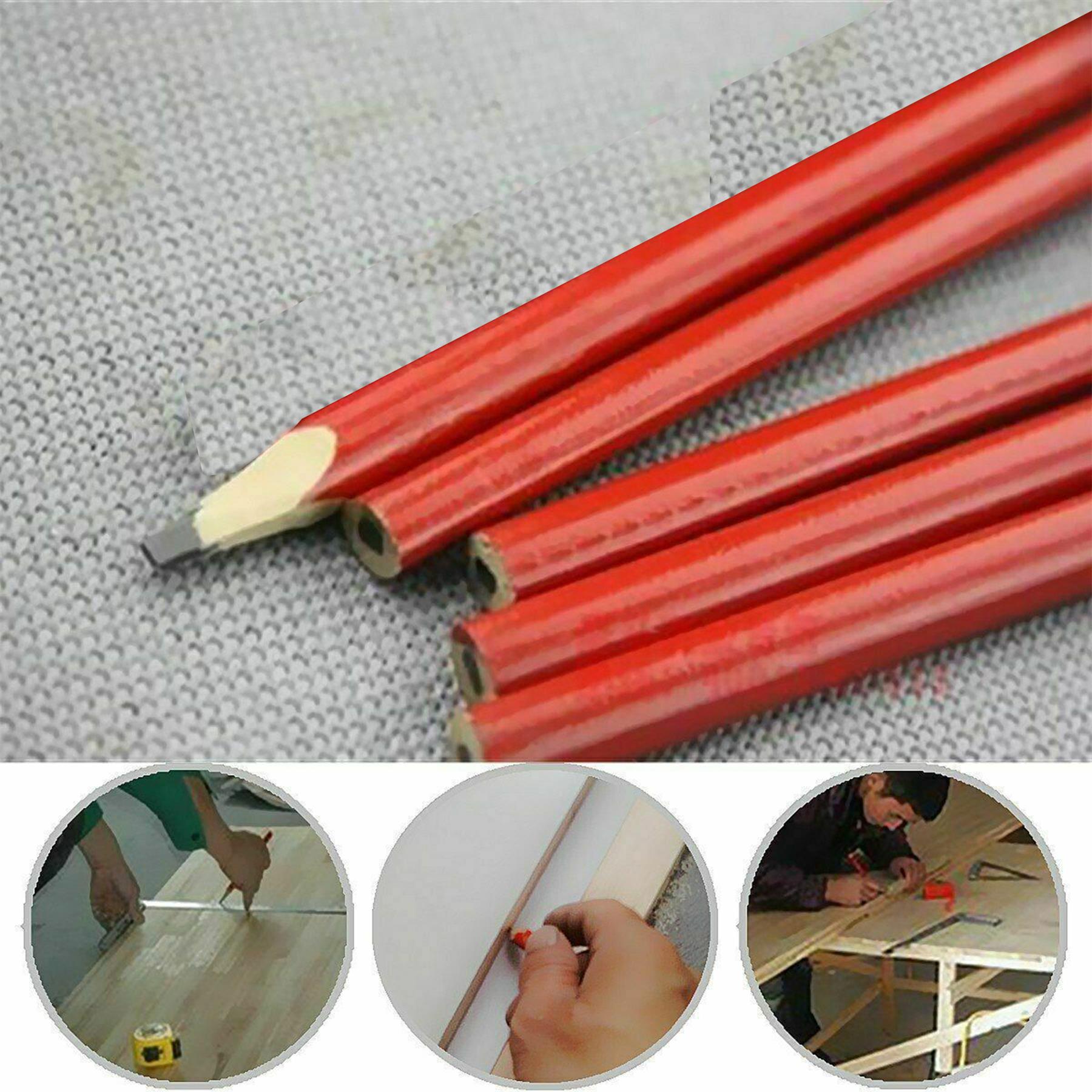 24 x Carpenters Pencils Joiner Woodwork Builders DIY Toolbox Marking Pencil