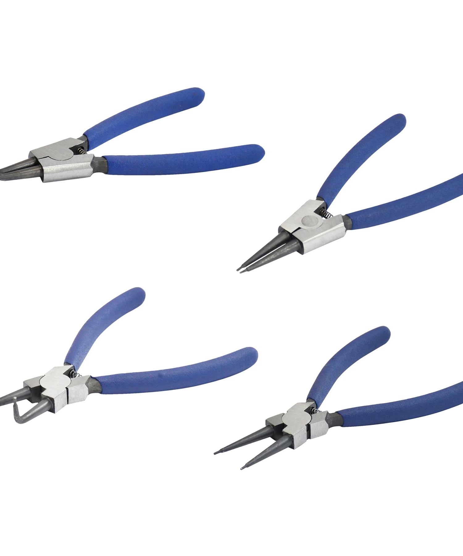 4PCS Circlip Pliers Set 6 Snap Ring Internal External Bent Nose 150mm Tool By Dapetz