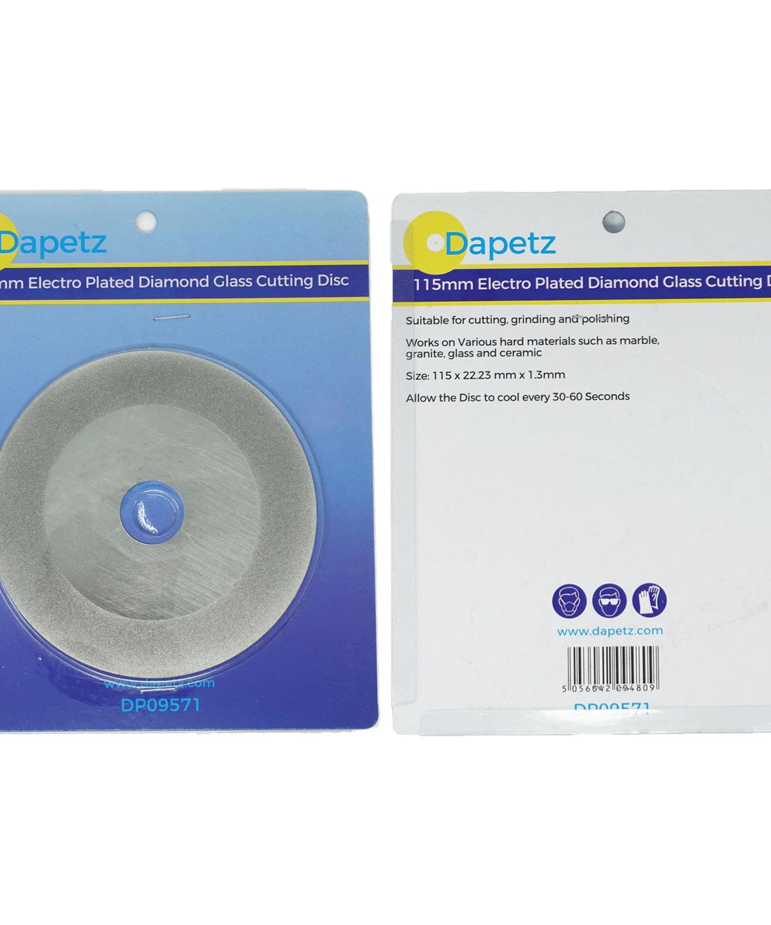Electro Plated Diamond Glass Cutting Saw Blade Grinding Disc 100mm by Daptez