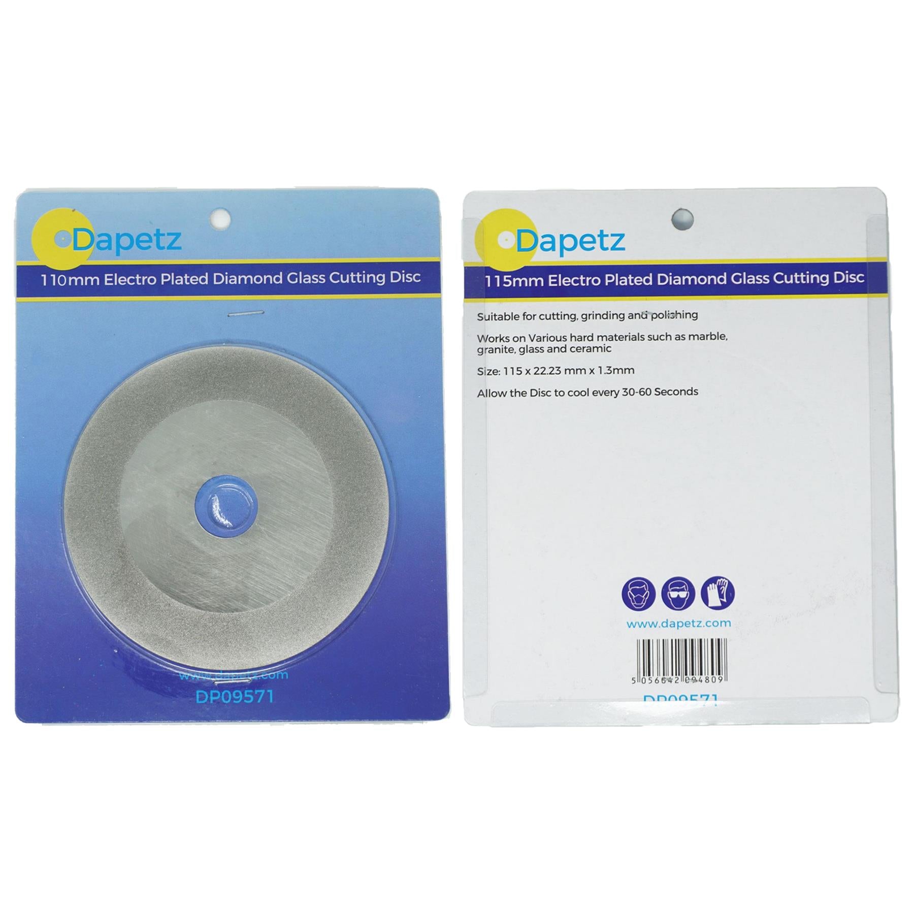 Electro Plated Diamond Glass Cutting Saw Blade Grinding Disc 100mm by Daptez