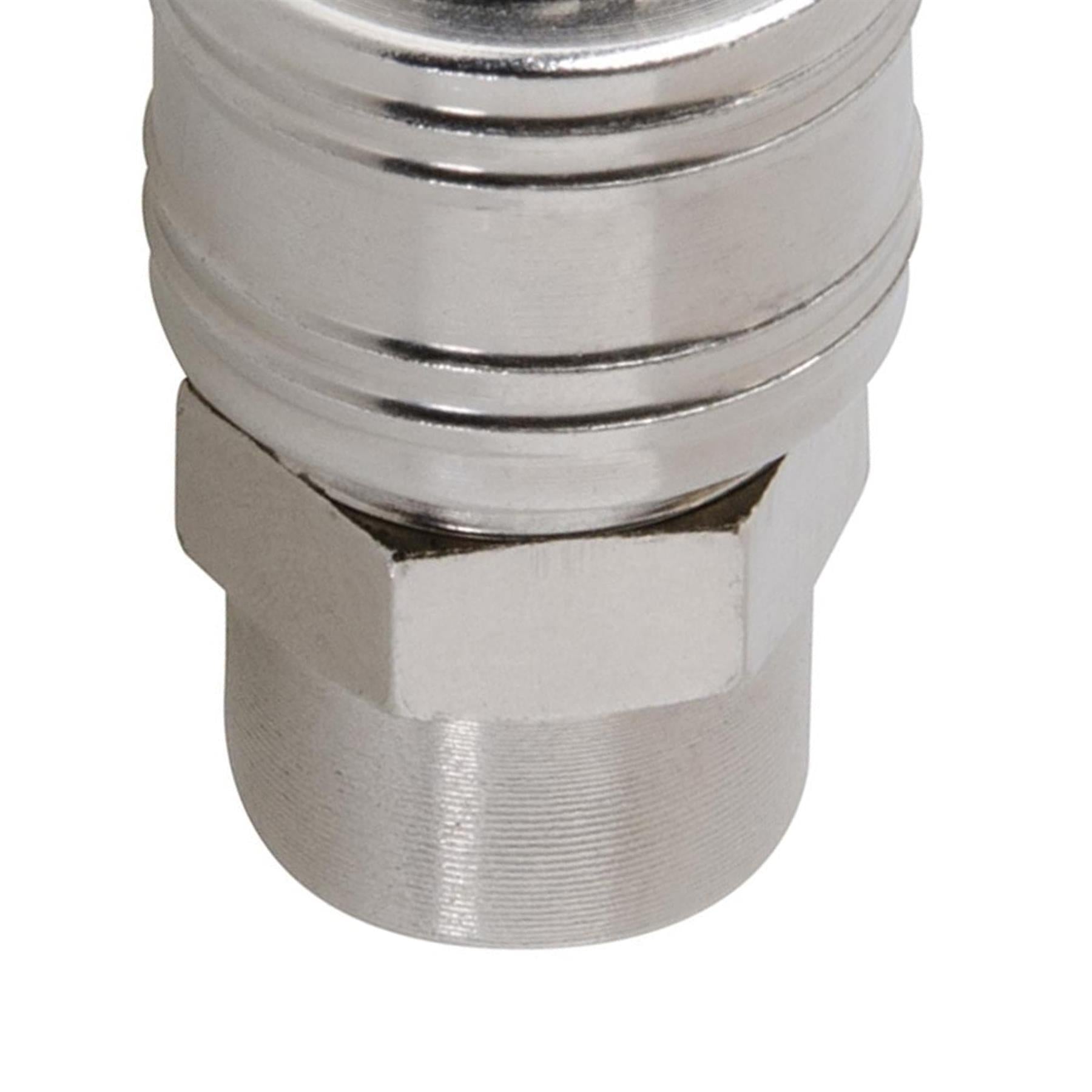 Euro Air Line Fitting Quick Release For Compressor Hose 1/4" BSP Female Thread - Dapetz