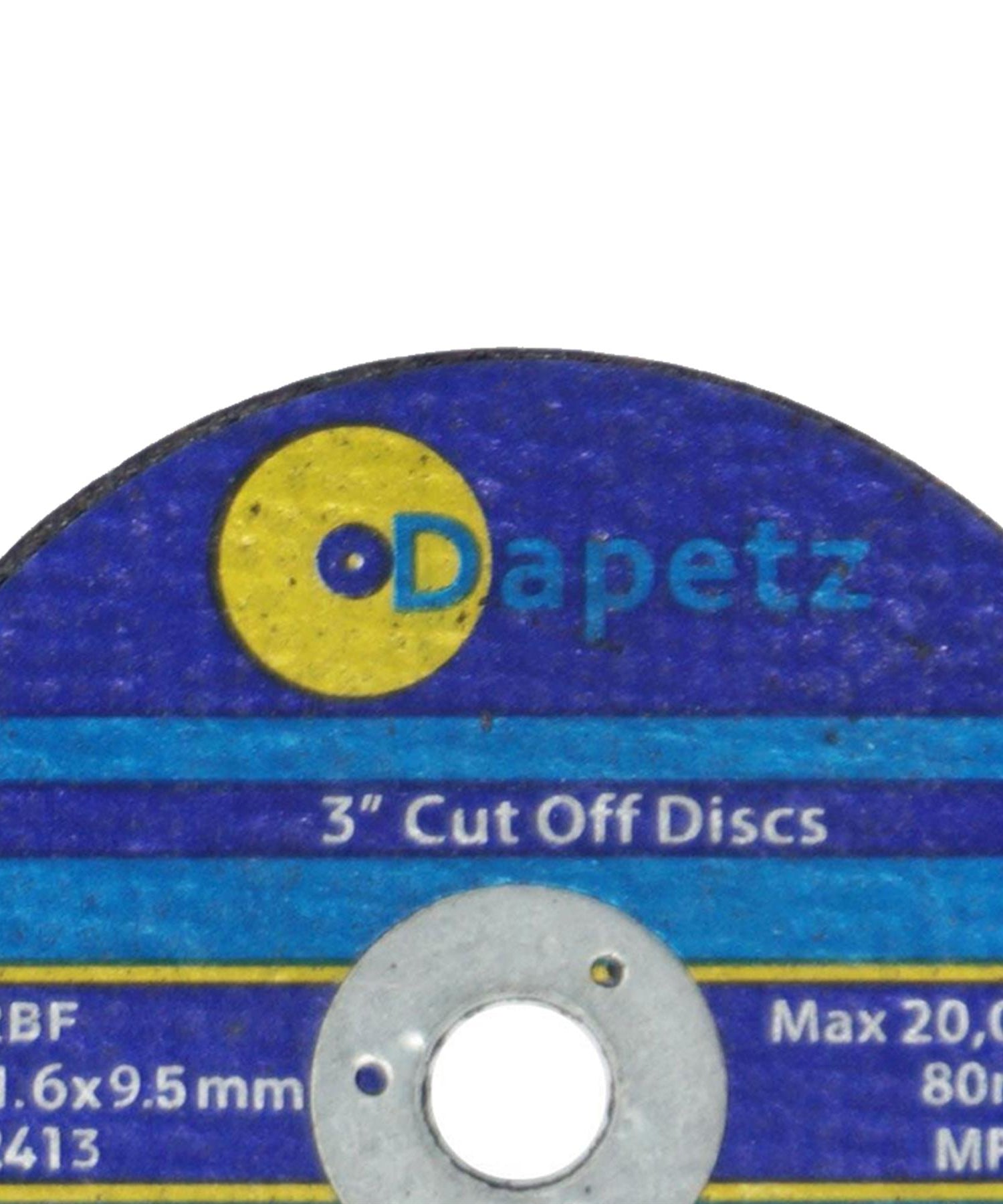 50 Pack 75mm X 1.6mm Metal Cutting Cut Off Discs 9.5mm Bore High Quality