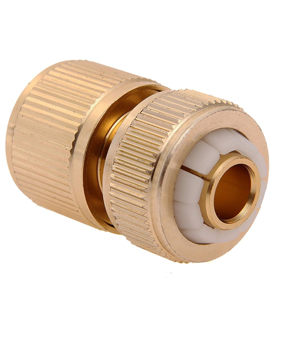 3pk Brass Hose Quick Connector Female Quick Fit To 1/2" Compression
