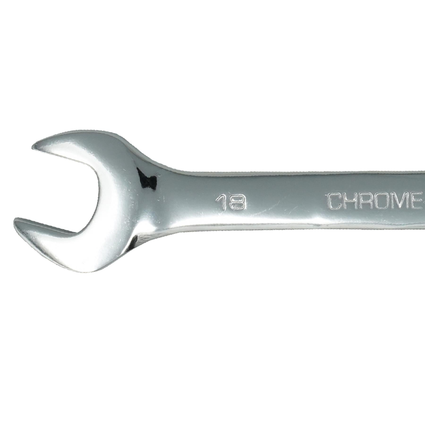 Combination Open Ring Spanner Chrome Mechanics Garage Tools 18mm by Daptez