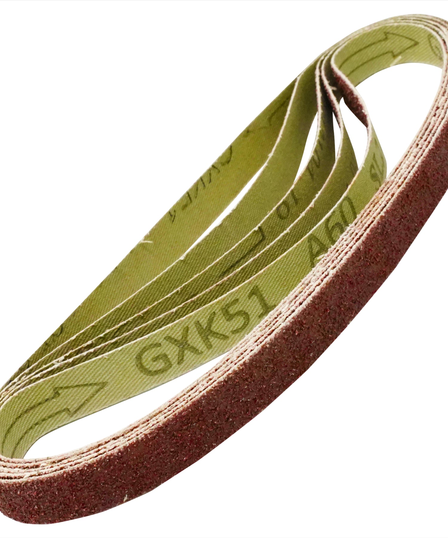 15 Powerfile Sanding Sander Belts 13mm x 457mm 80 Grit Coarse Finger Sander