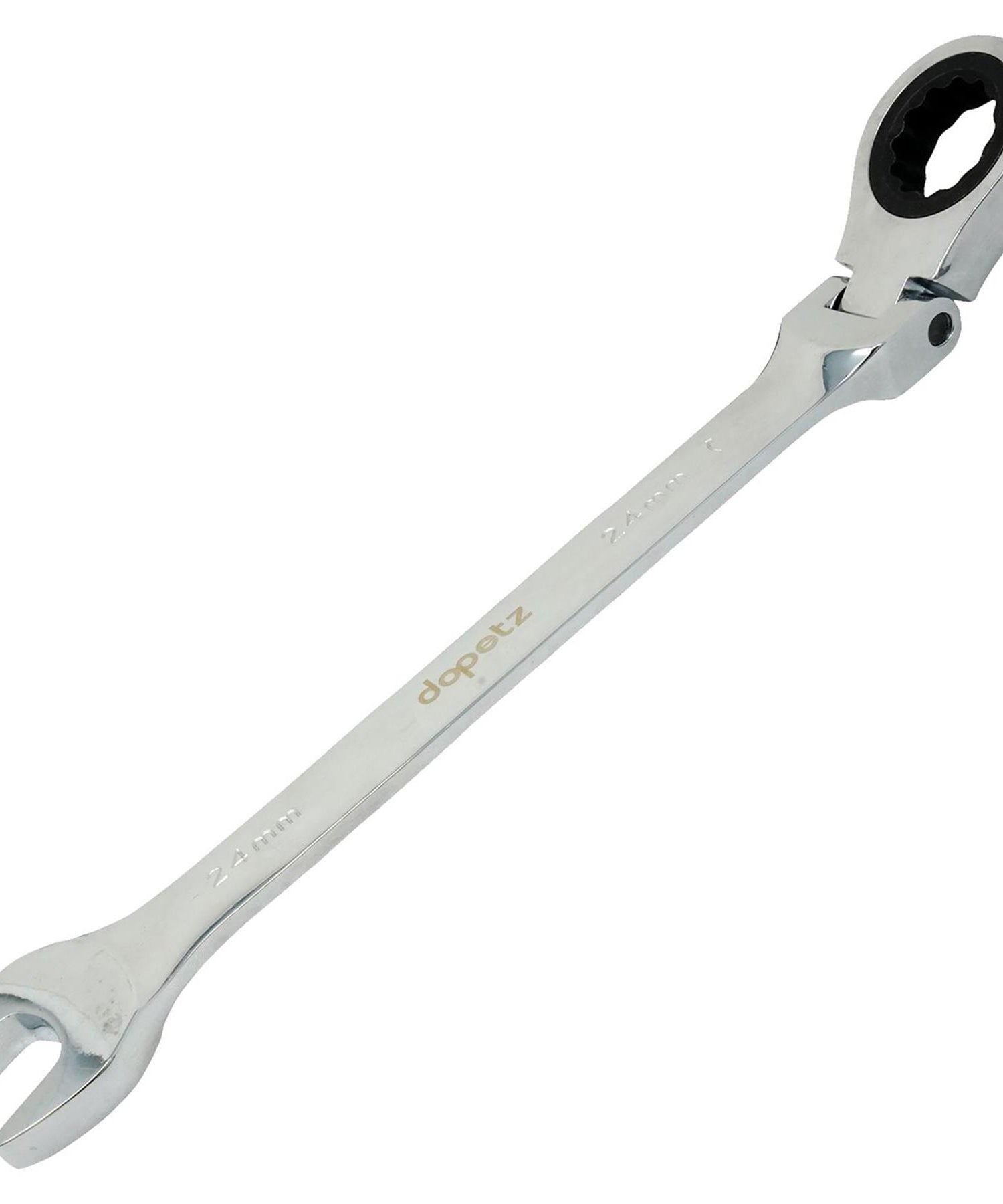 24mm Flexible Head Ratchet Metric Spanner Open End & Ring Guaranteed