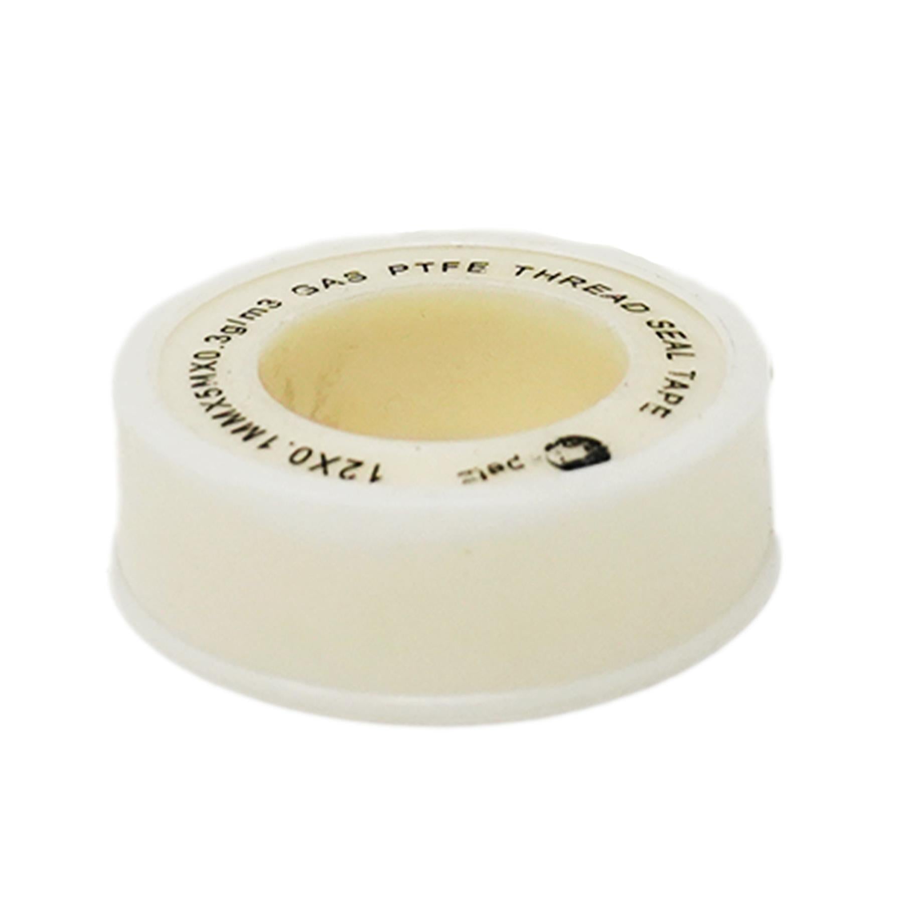 (Pack of 10) PTFE Tape Gas for Thread Seal White Teflon Tape 12mm x 5m by Dapetz