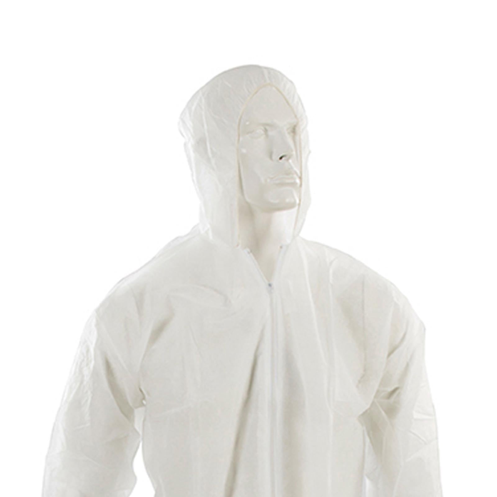 Disposable Paper Suit Protective Overall Coveralls XL - 136cm (54")  10-Pack By Dapetz