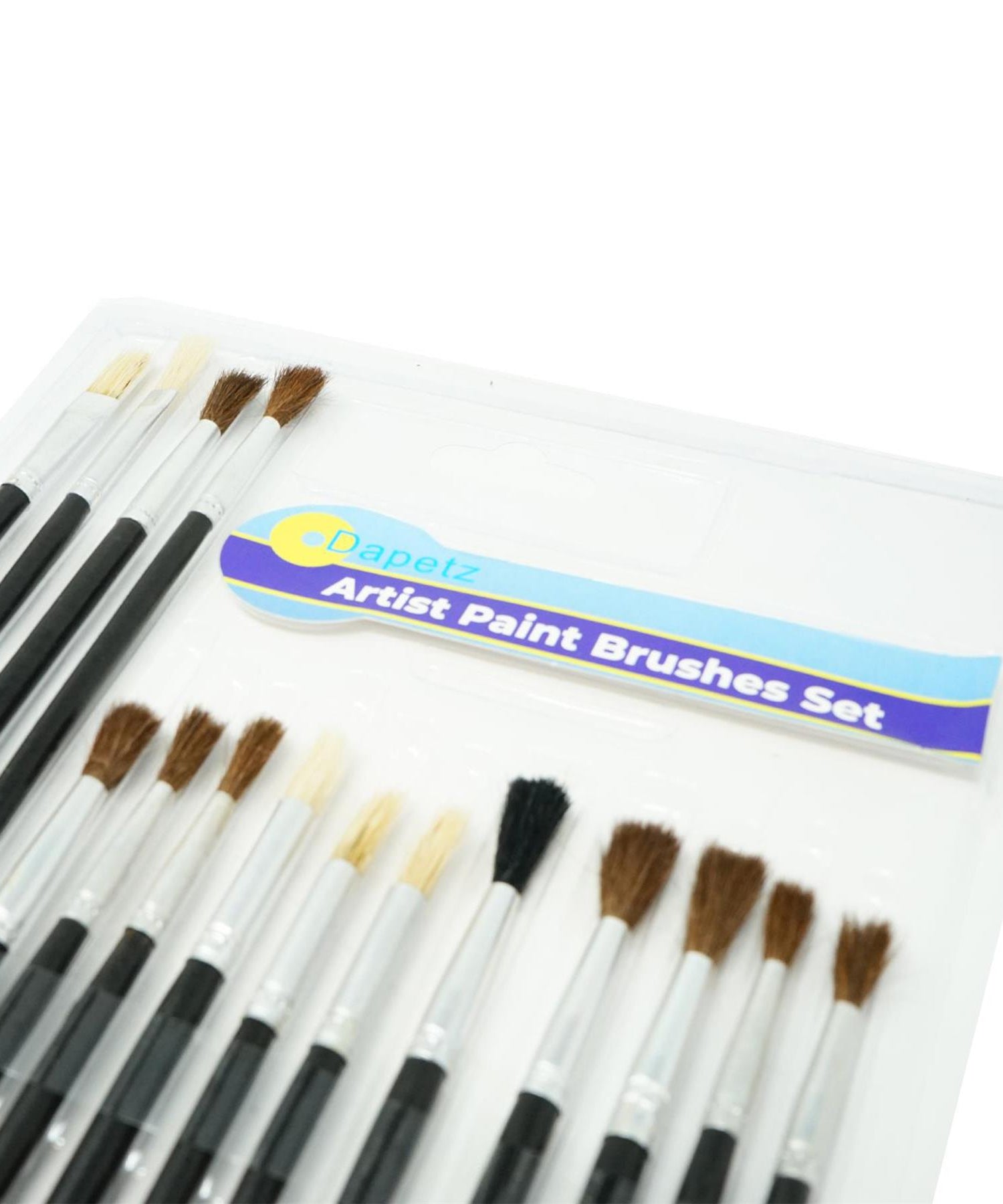 15 PCS ASSORTED ARTIST PAINT BRUSH SETS Acrylic/Oil/Watercolour Thin Thick round By Dapetz