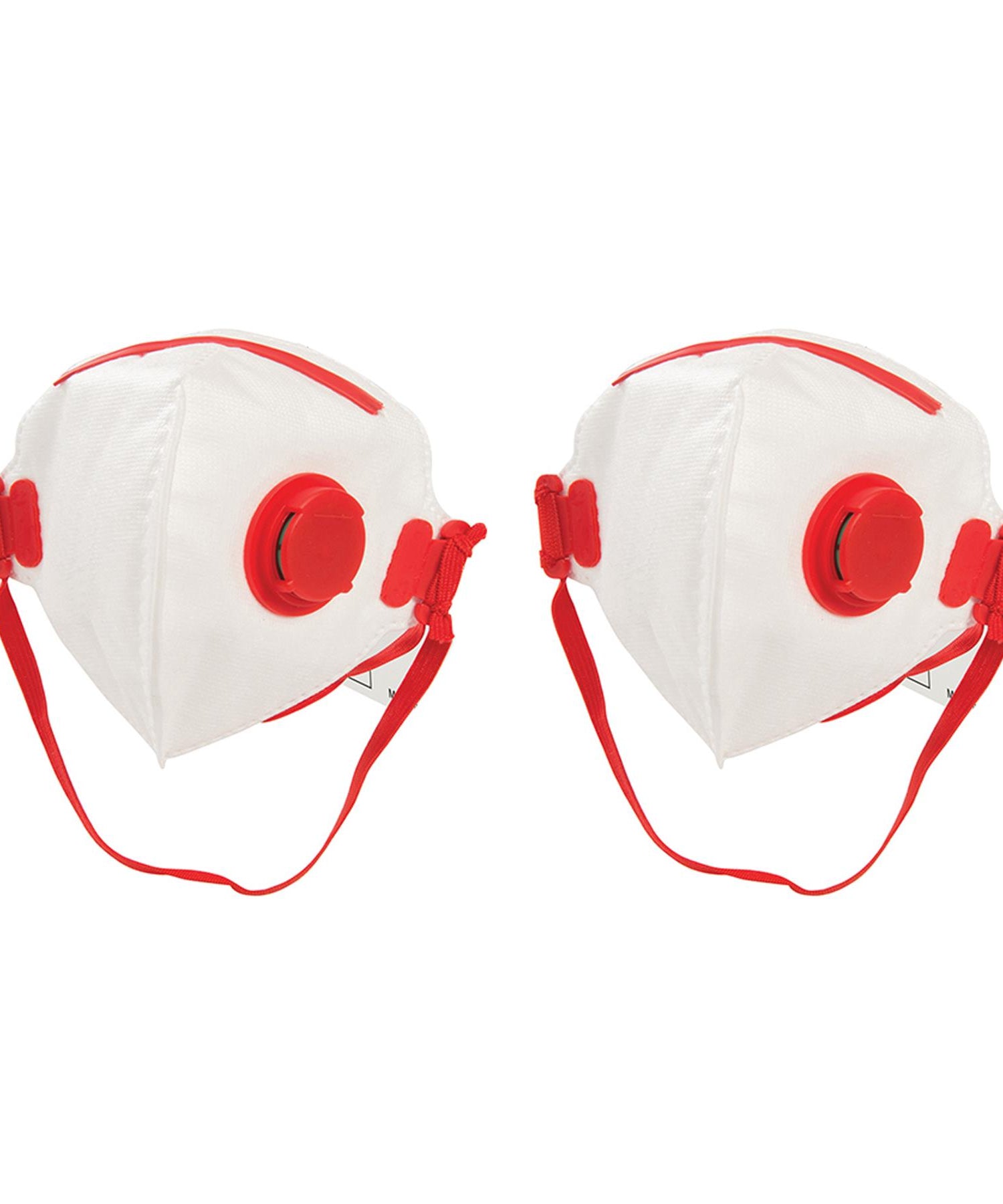 (Pack of 2) Face Mask Respirator Valved FFP3 | Sanding, Paint, Dust & Bodyshop Safety Fold Flat by Dapetz