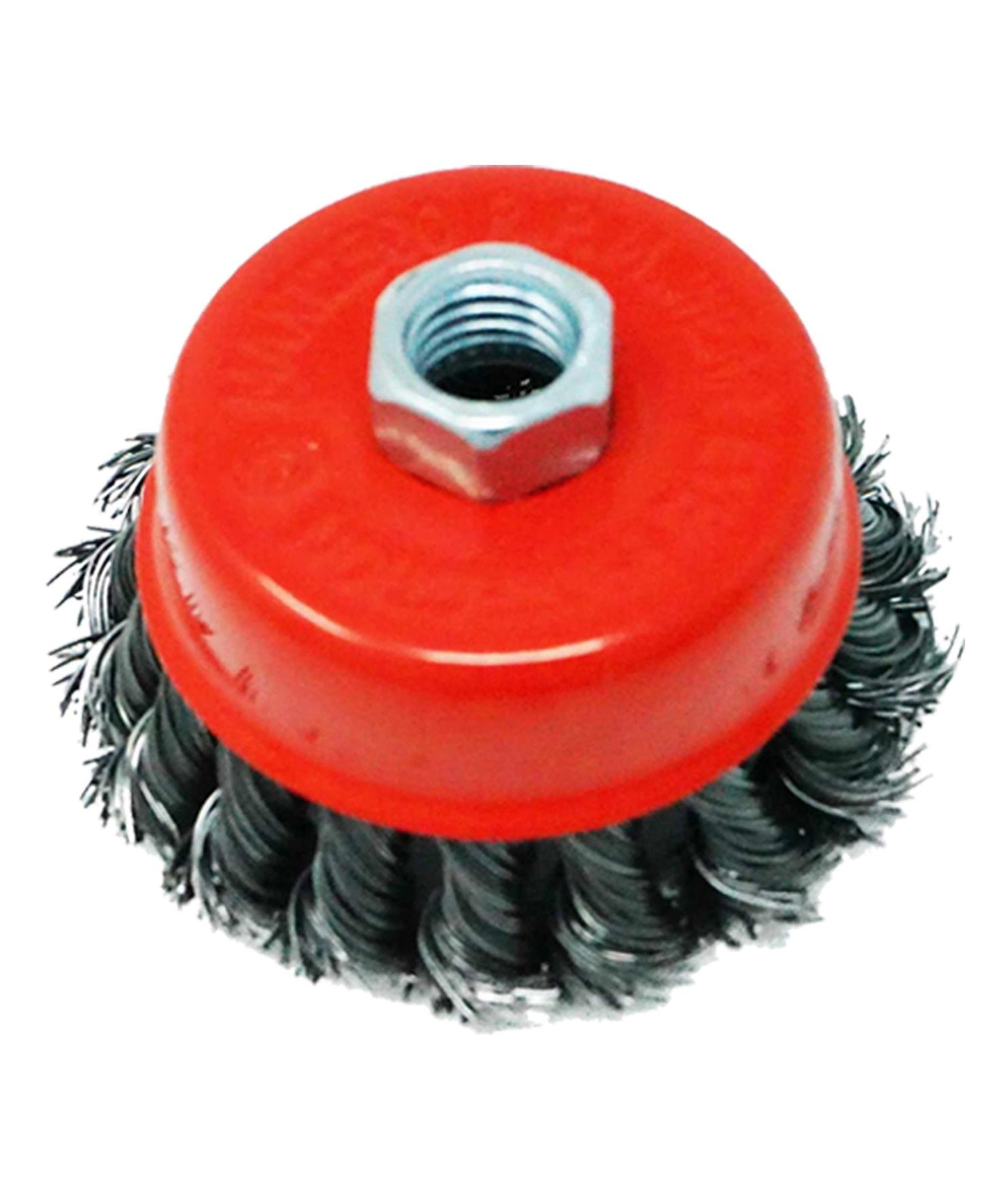 4PCs Twist Knot Wire Wheel Cup Brush Set for Angle Grinder 3" M14 Crew By Dapetz