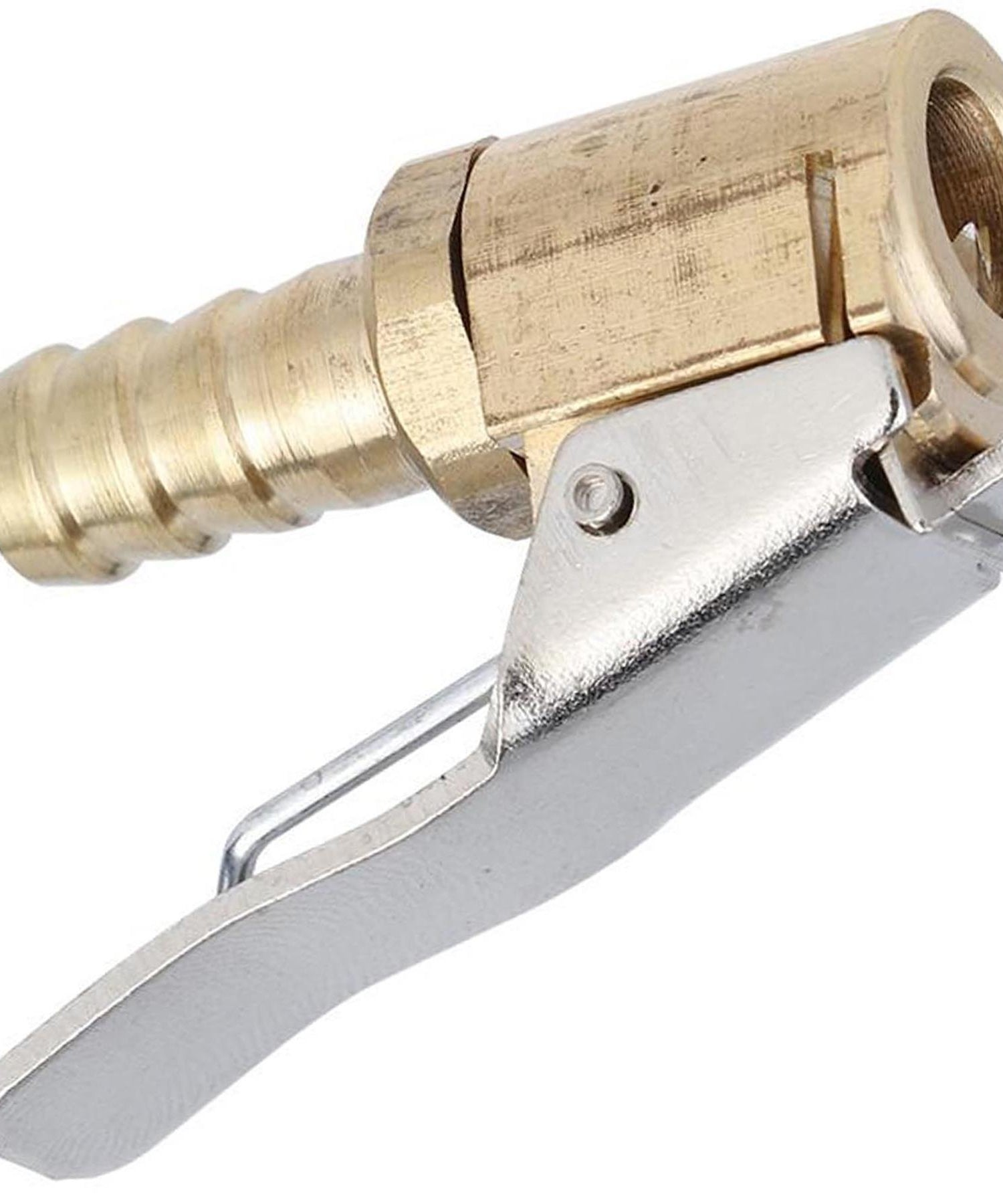 Brass 6mm Car Tyre Inflator Valve Connector Air Chuck Tire Clip Lock-on by Daptez