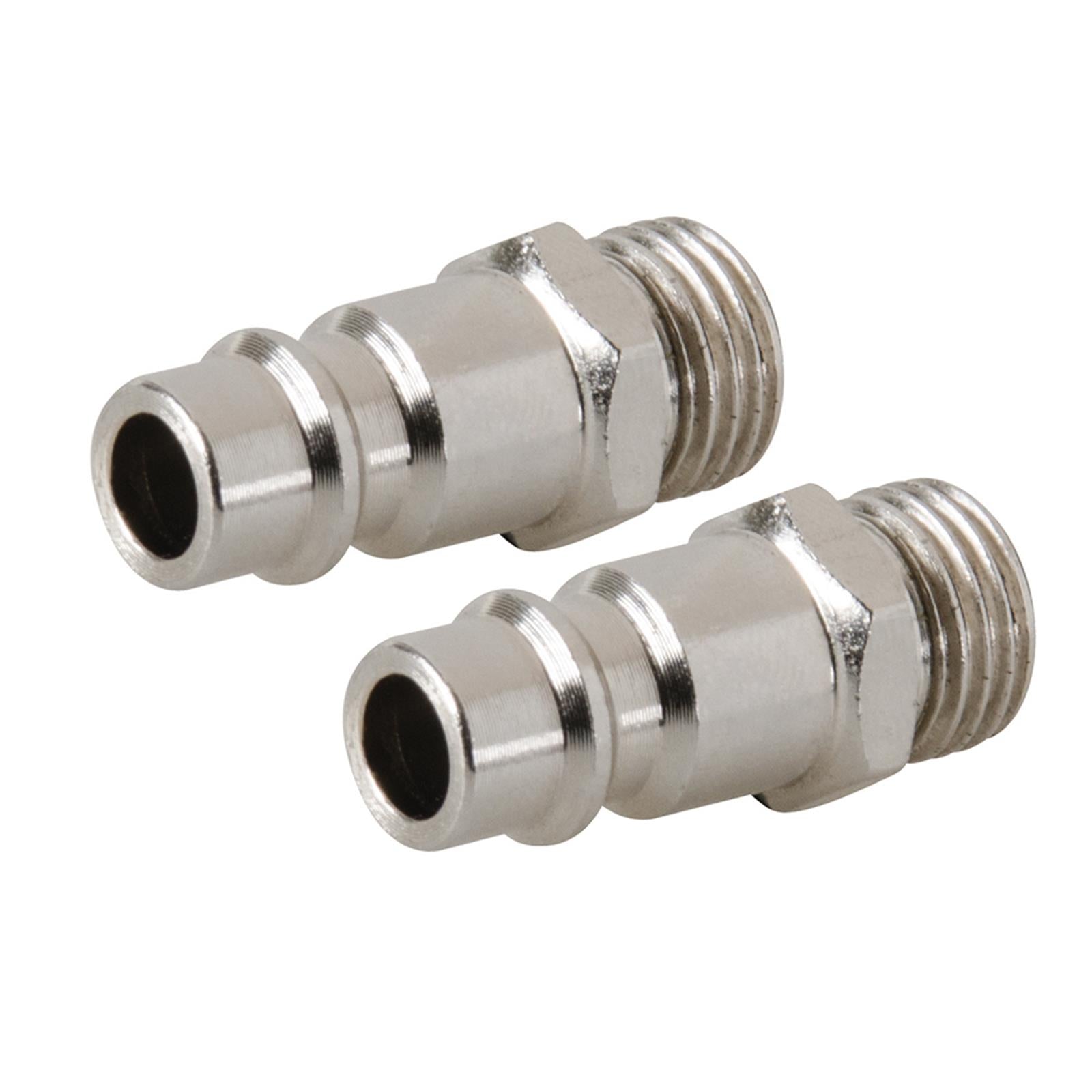 Euro Air Line Fittings Male For Compressor Air Hose Connector 1/4" BSP 2PC