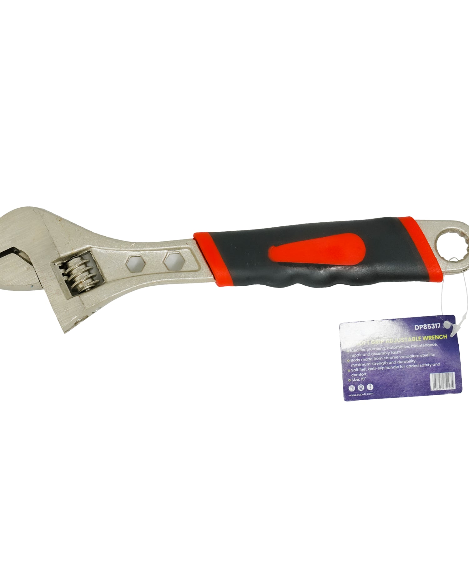 10" 250mm Adjustable Spanner Wrench | Large Opening for Bathroom & General Use by Dapetz