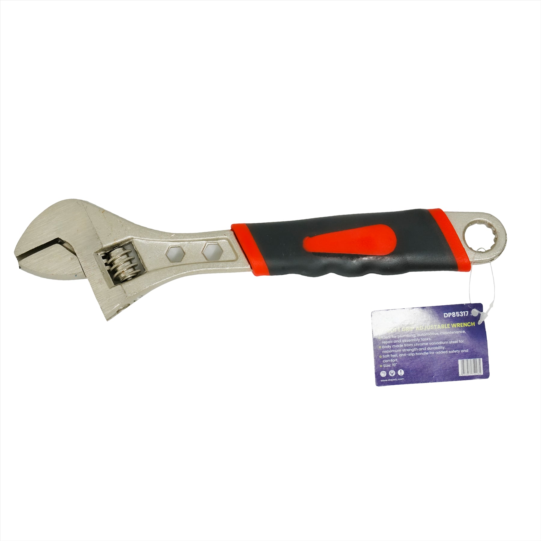 10" 250mm Adjustable Spanner Wrench | Large Opening for Bathroom & General Use by Dapetz