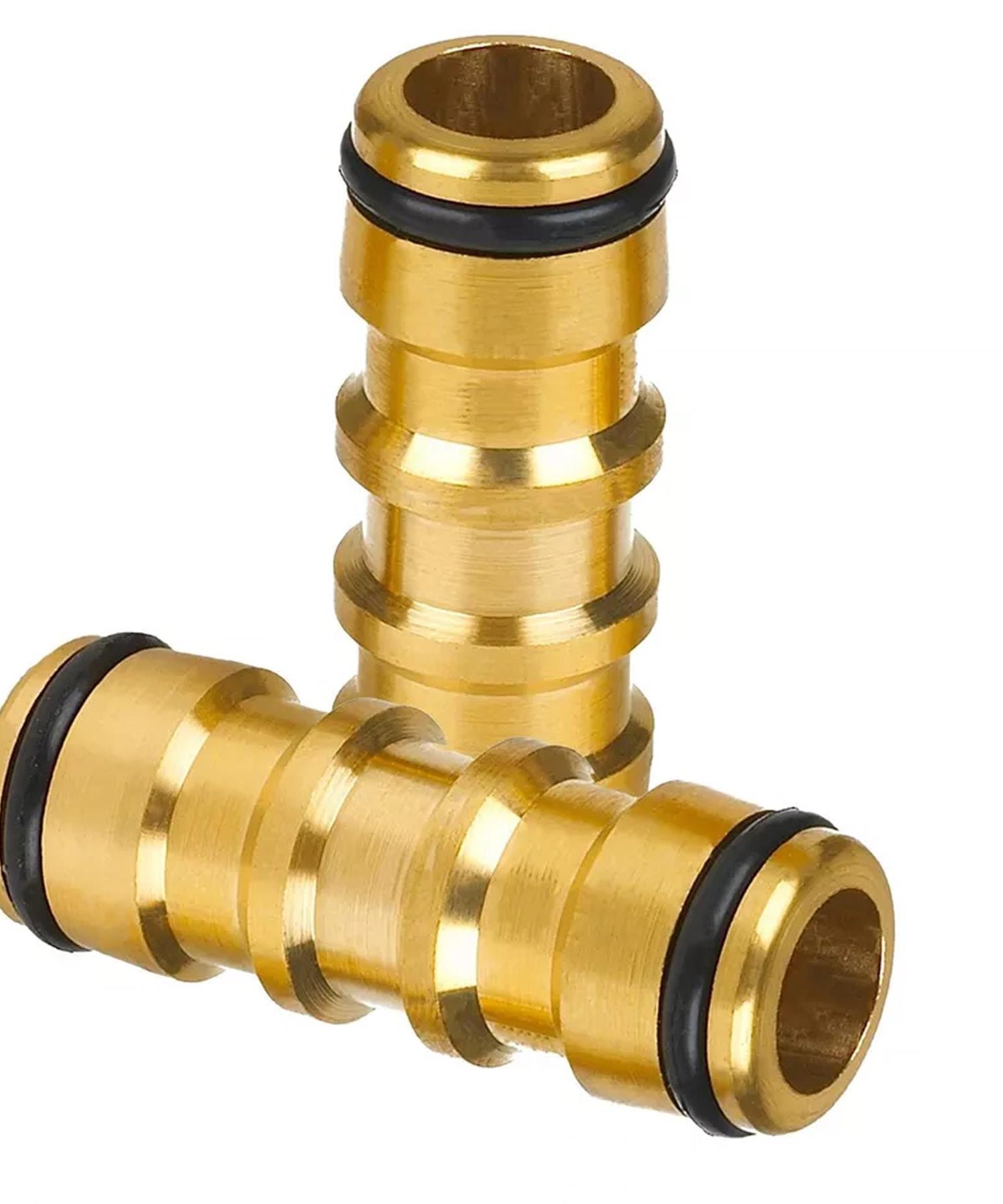 Brass Tap Connector 1/2" 3/4" Water Hose Pipe Adaptor Fitting Set Pack of 8