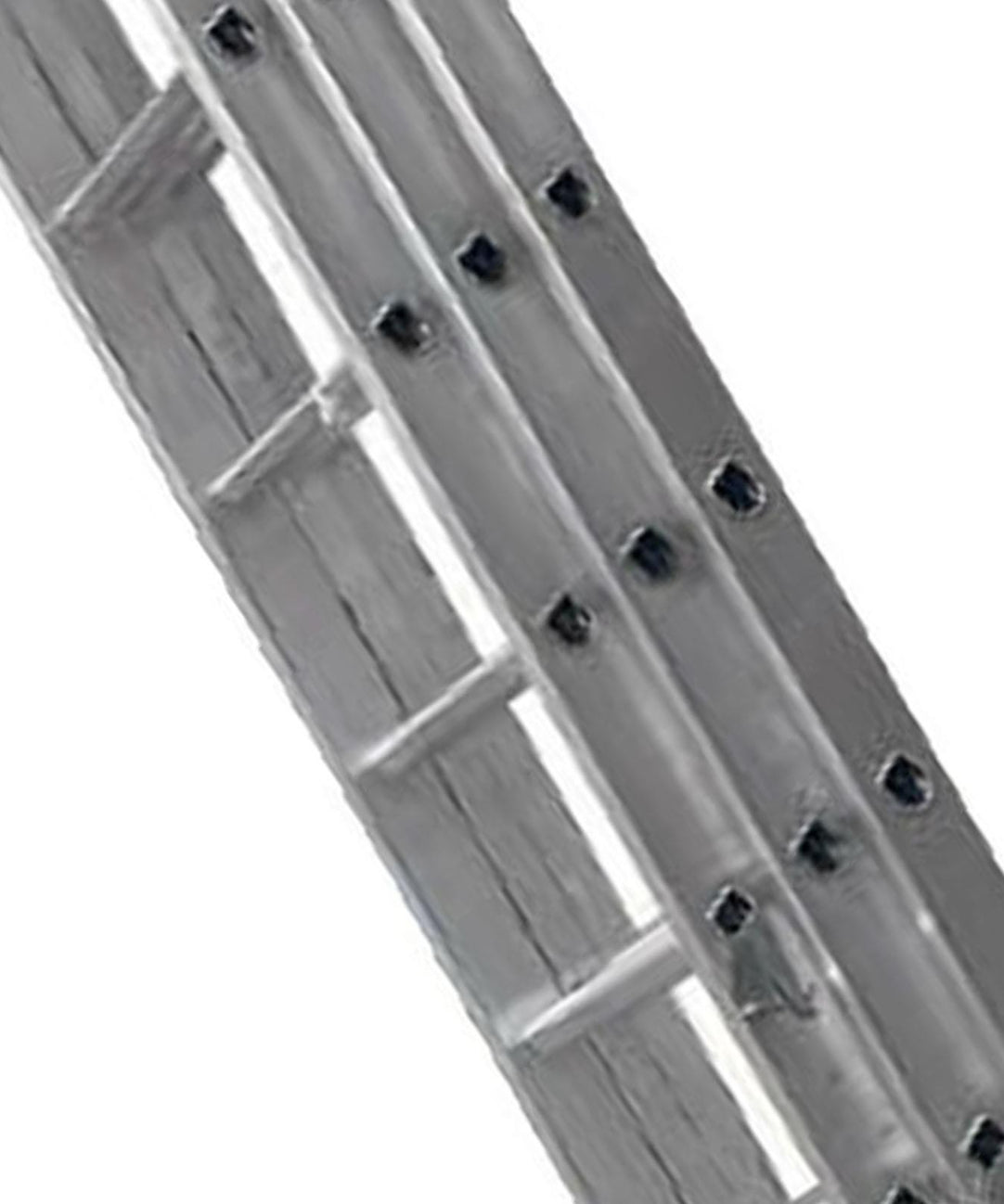 Dapetz 13 Rung Aluminium Extension Ladder 3.5m, Triple Section, Made In Uk