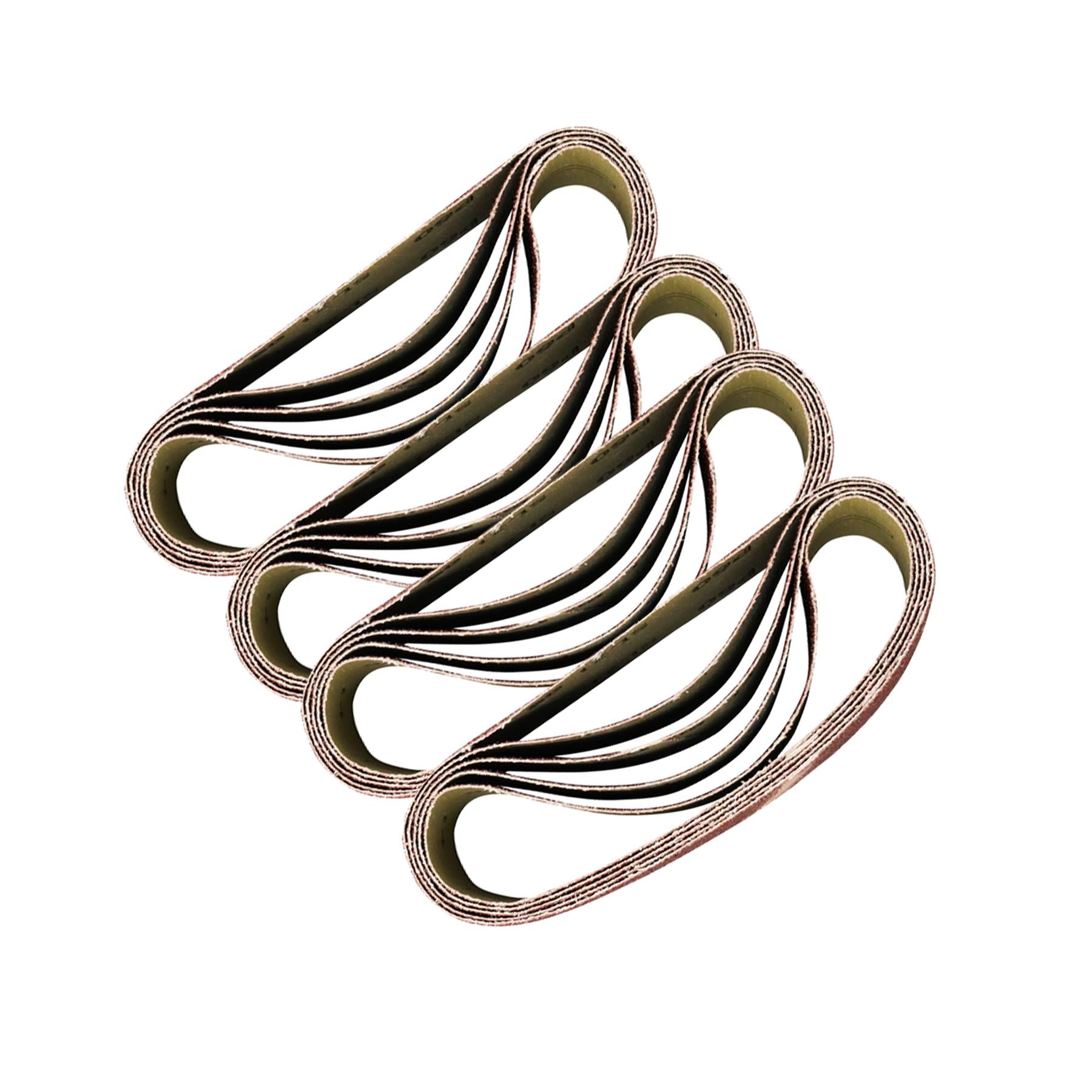 20Pcs Sanding Belts 40 x 305mm Aluminium Oxide 120 Grit For Bosch Makita Sander By Dapetz