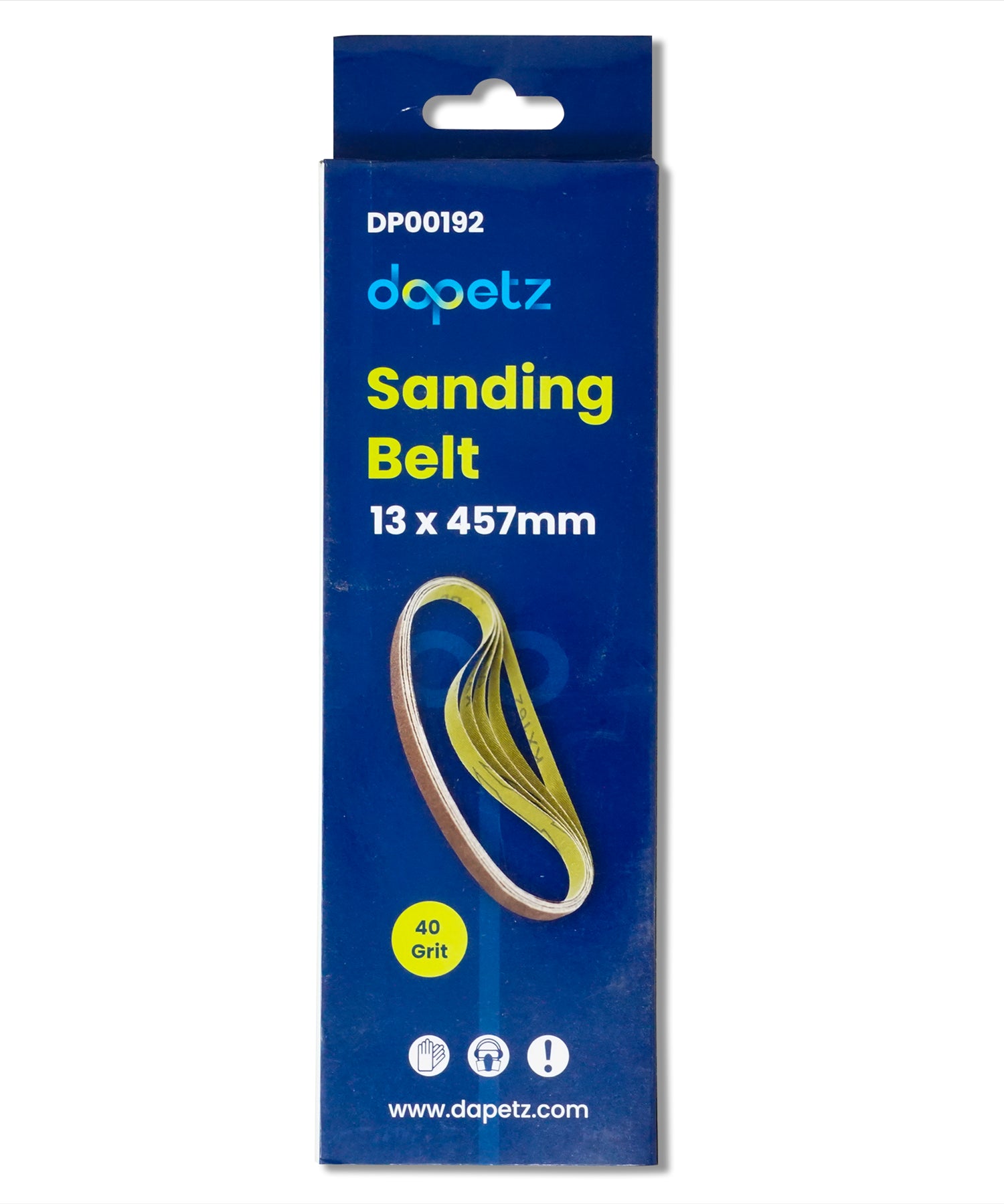 Sanding Belts 13 x 457mm 40 Grits for use with Power Files 5Pk