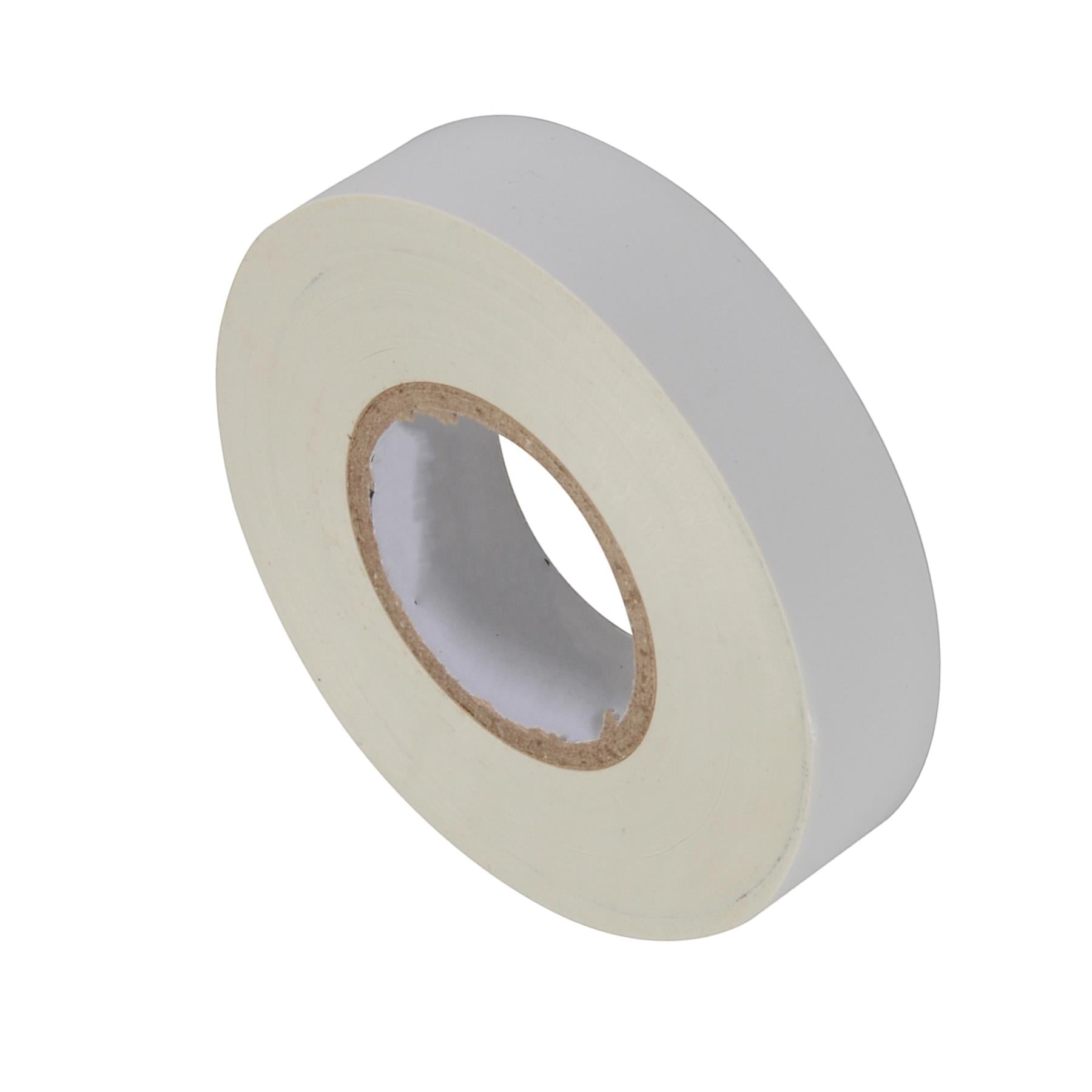 (Pack of 2) Electrical PVC Insulation Insulating Tape 22m Flame Retardant White by Daptez