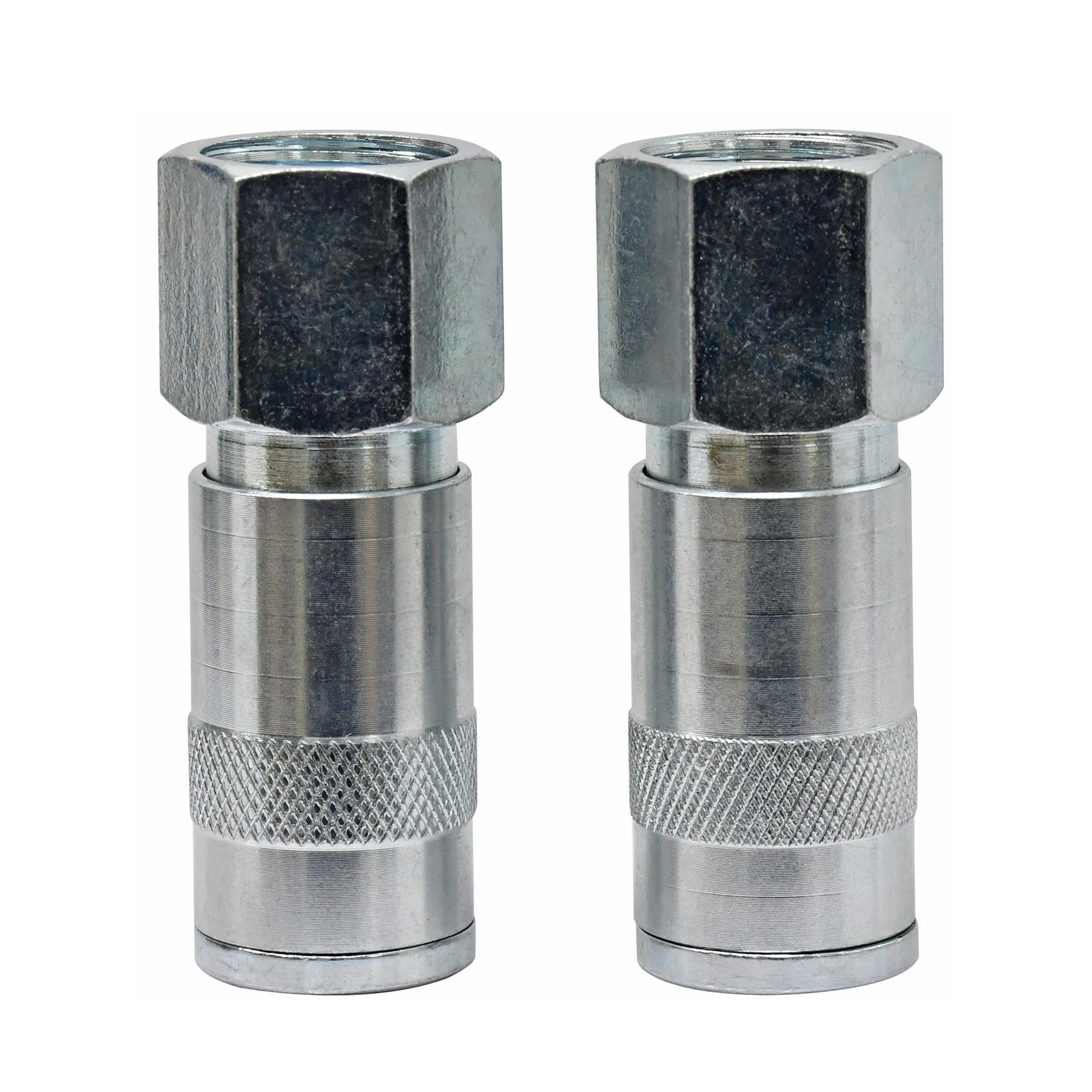Vertex Air Line Fitting Quick Release Compressor Air Hose 1/2" Female Thread 2PC