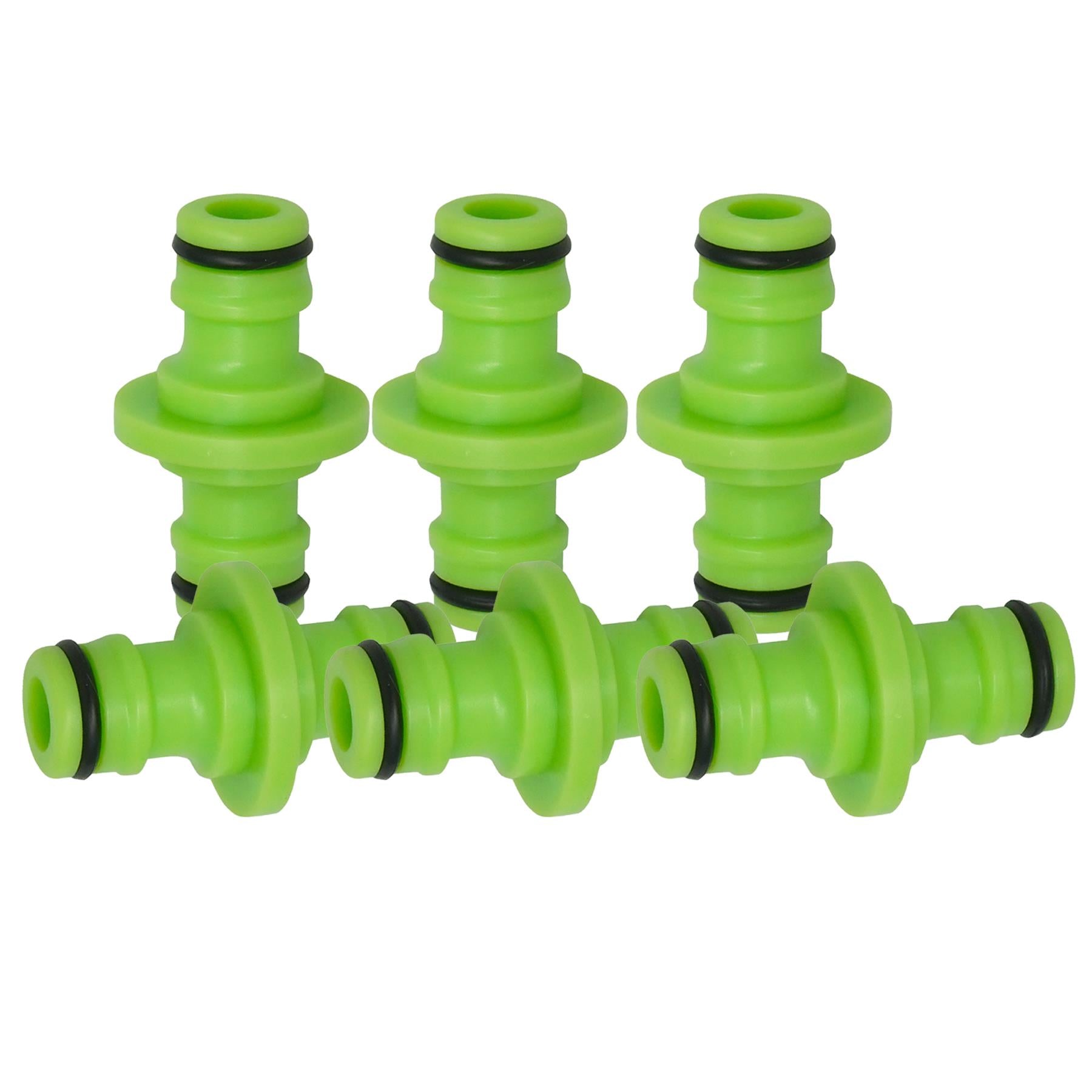 1/2" Male 2-Way Connector Adaptor Garden Water Hose Pipe Joiner (6 Pcs) By Dapetz
