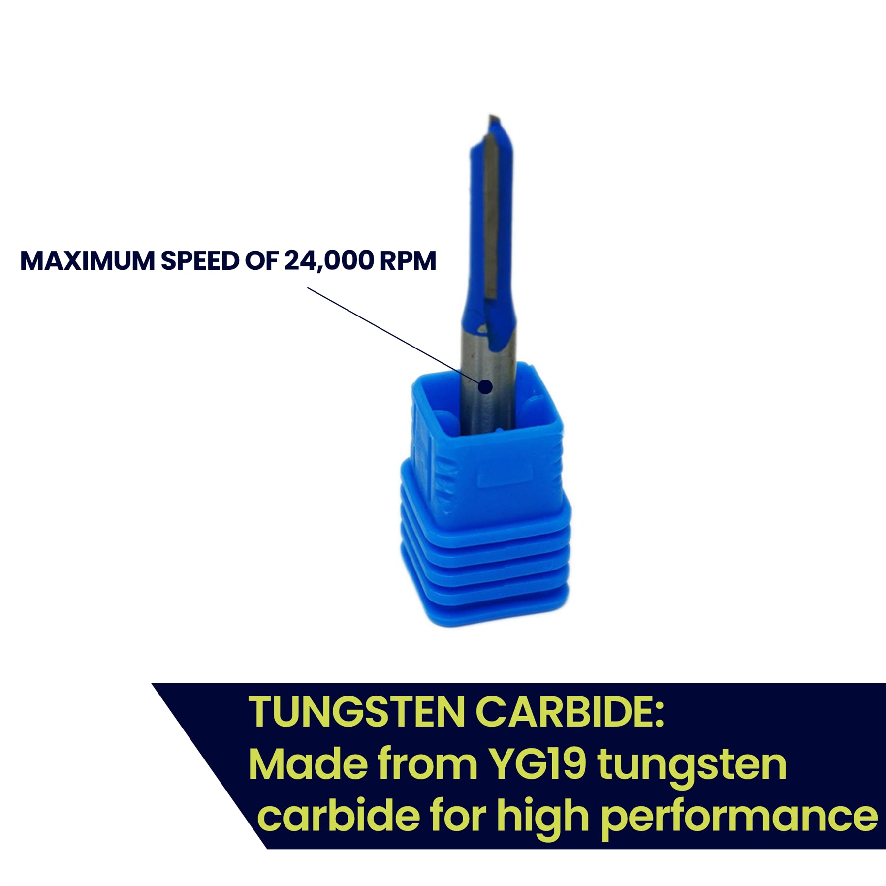 Straight 2 Flute Router Bit Cutter 1/4" Shank Carbide TCT Groove Metric 6 x 20mm
