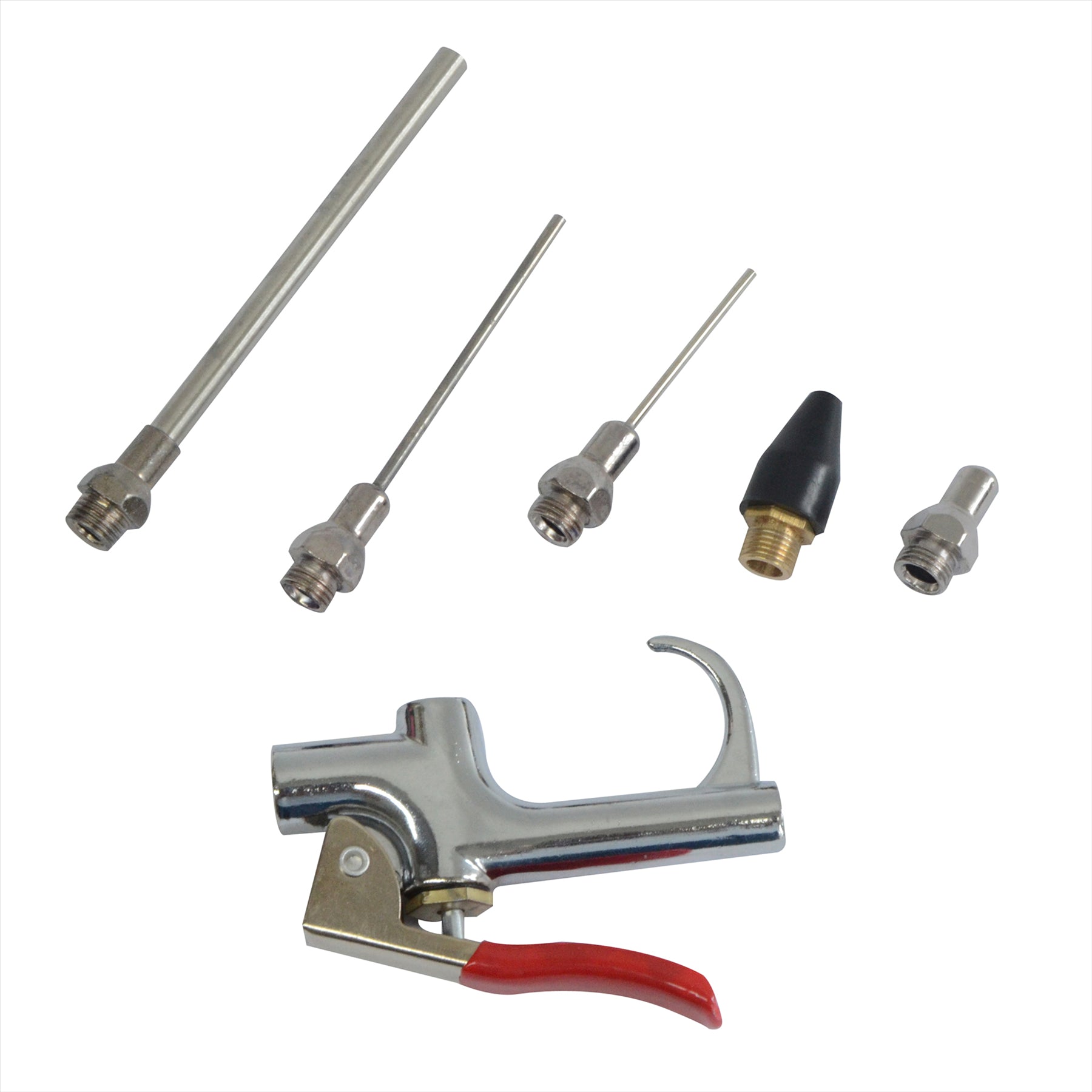 6Pc Air Duster Gun For Air Compressor Compressed Air Blow Gun Air Nozzle Blower