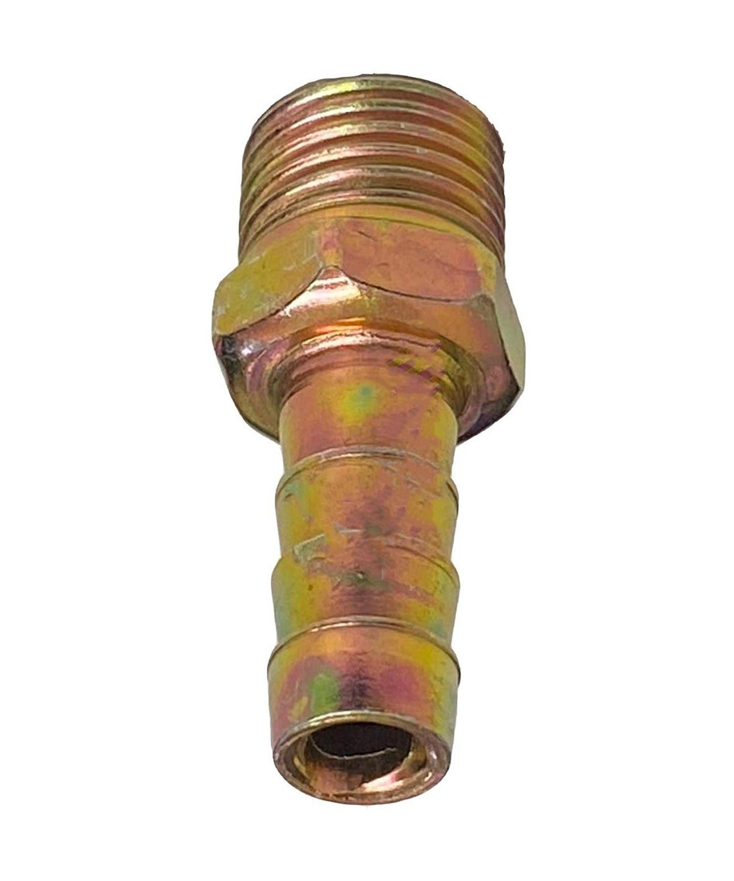 Brass 1/4" BSP to 8mm Male Barb Hose Tail Fitting Fuel Air Gas Water Hose Oil
