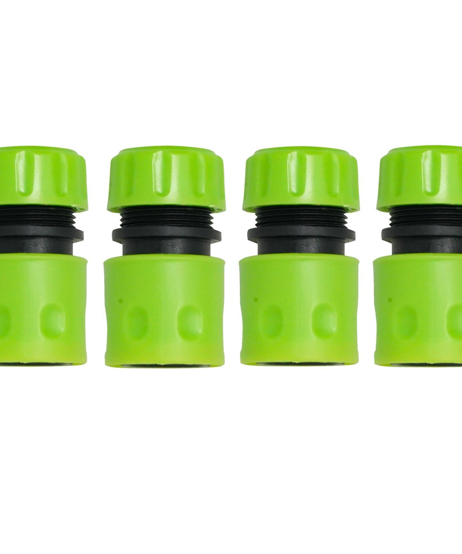 4x Garden Hose Pipe Connectors 1/2" Water Stop Fitting Quick Release Set