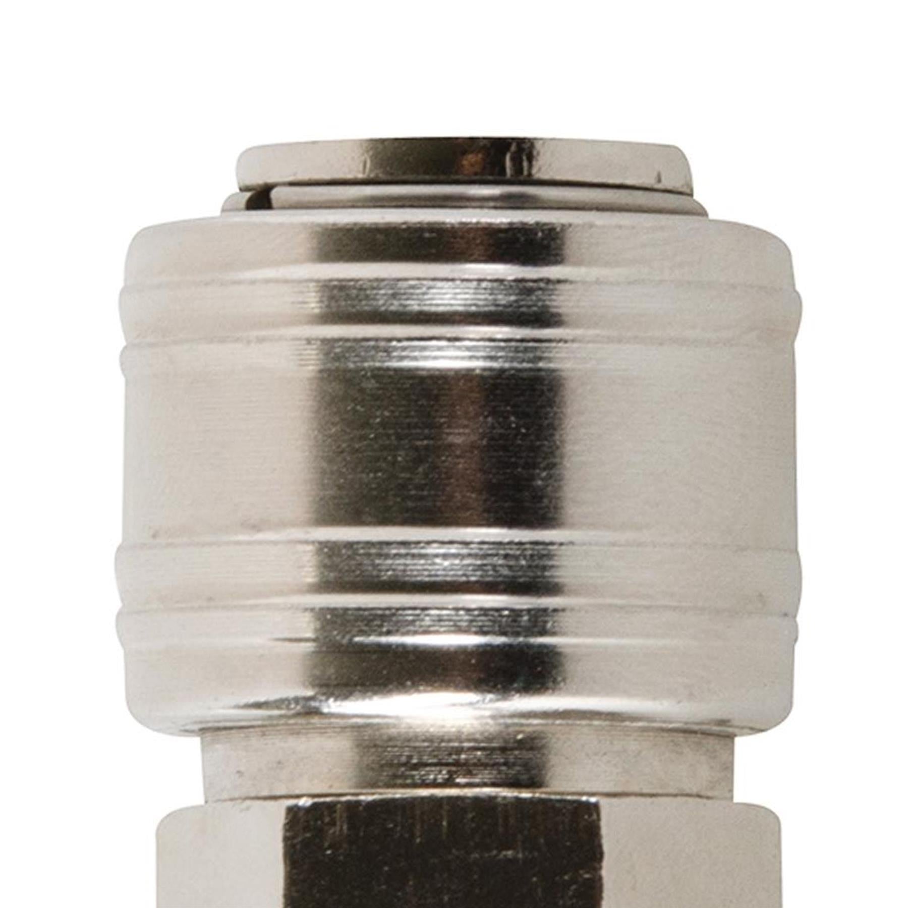 Female Euro Air Line Hose Fitting Connector Quick Release Coupler 1/4" BSP 3Pcs - Dapetz