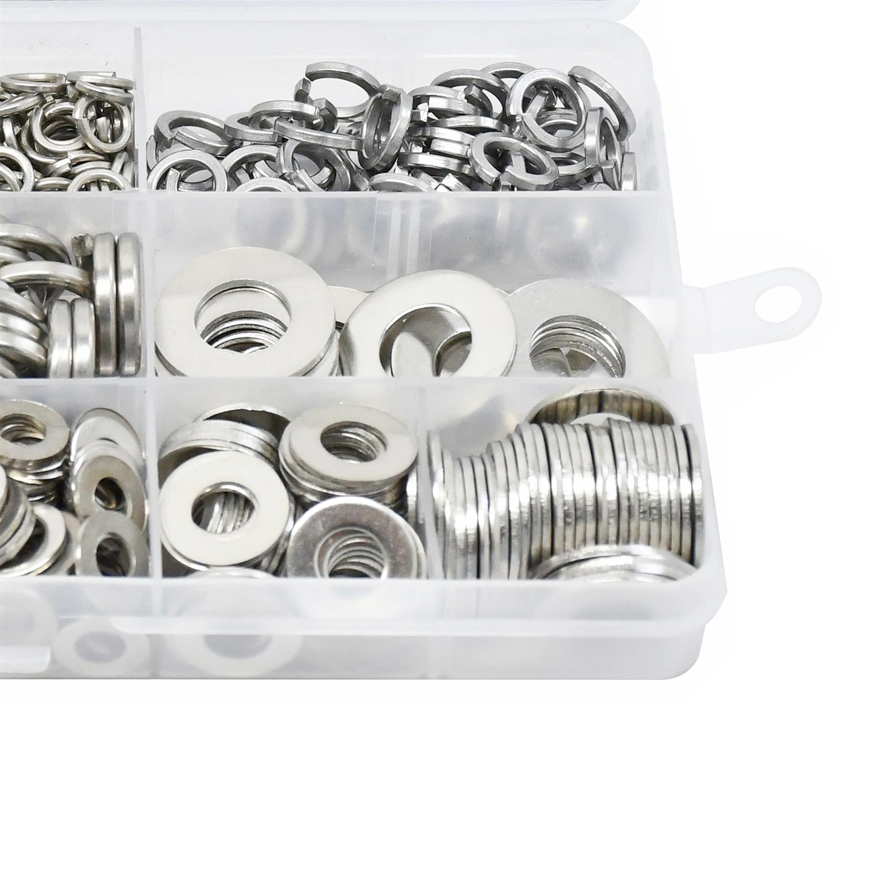 Spring Washers Stainless Steel Flat,790 Pc Assorted Set Dapetz