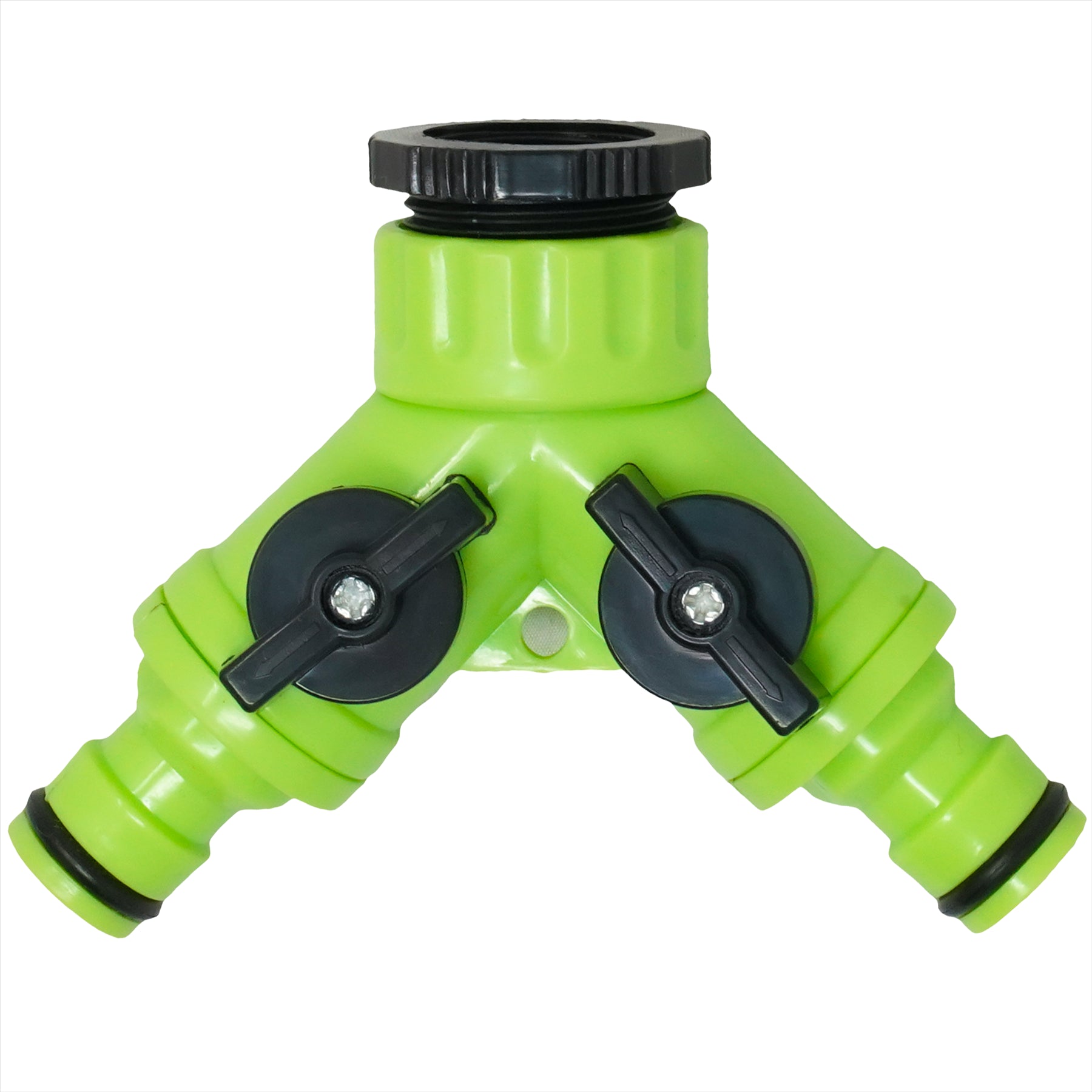 2PCS Hose Pipe Splitter 2 Way Connector Adaptor Garden Tap Individually Switched By Dapetz