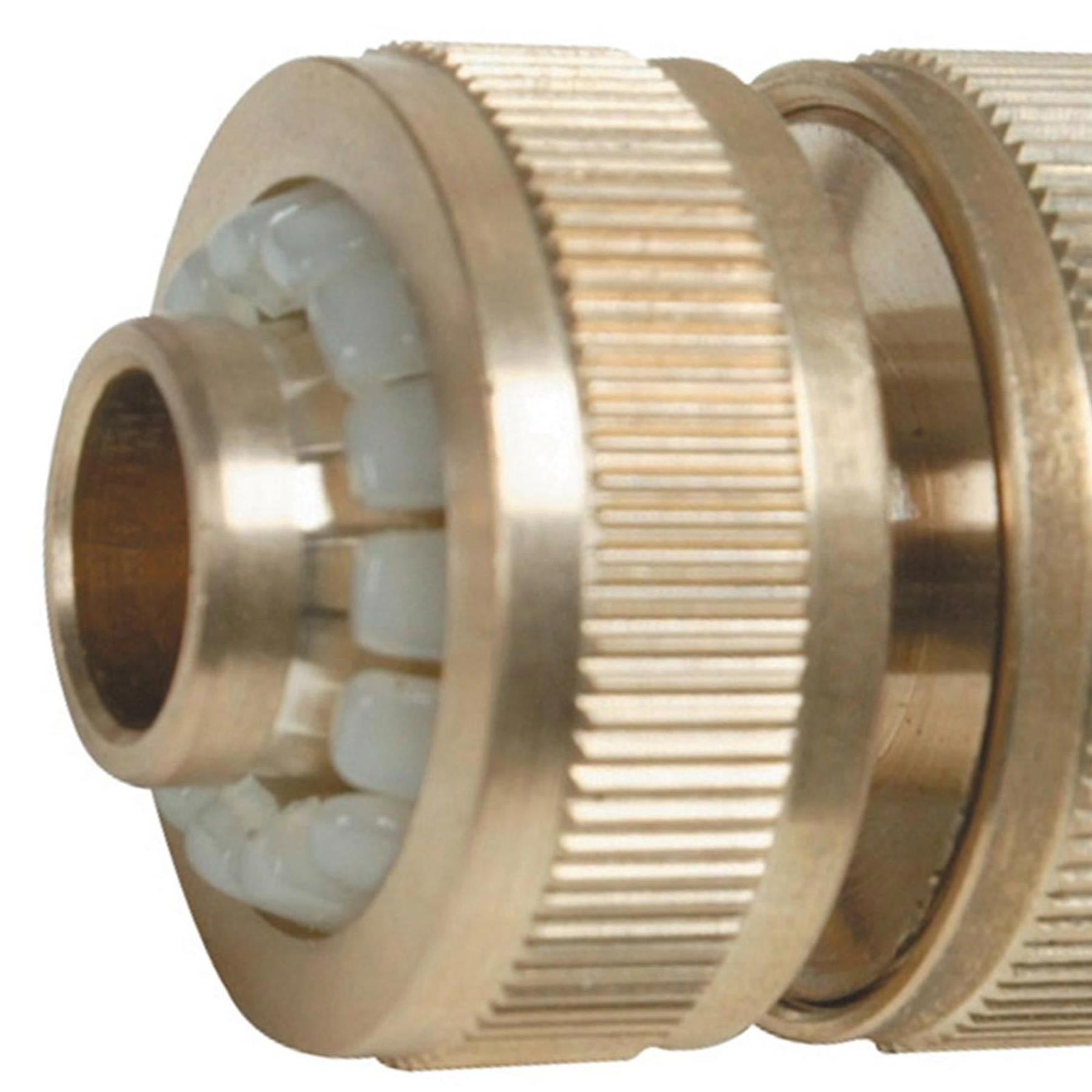 Dapetz Brass Hose Joiner Connector 1/2"  Garden Water Hose Pipe Repair Adaptor Fitting