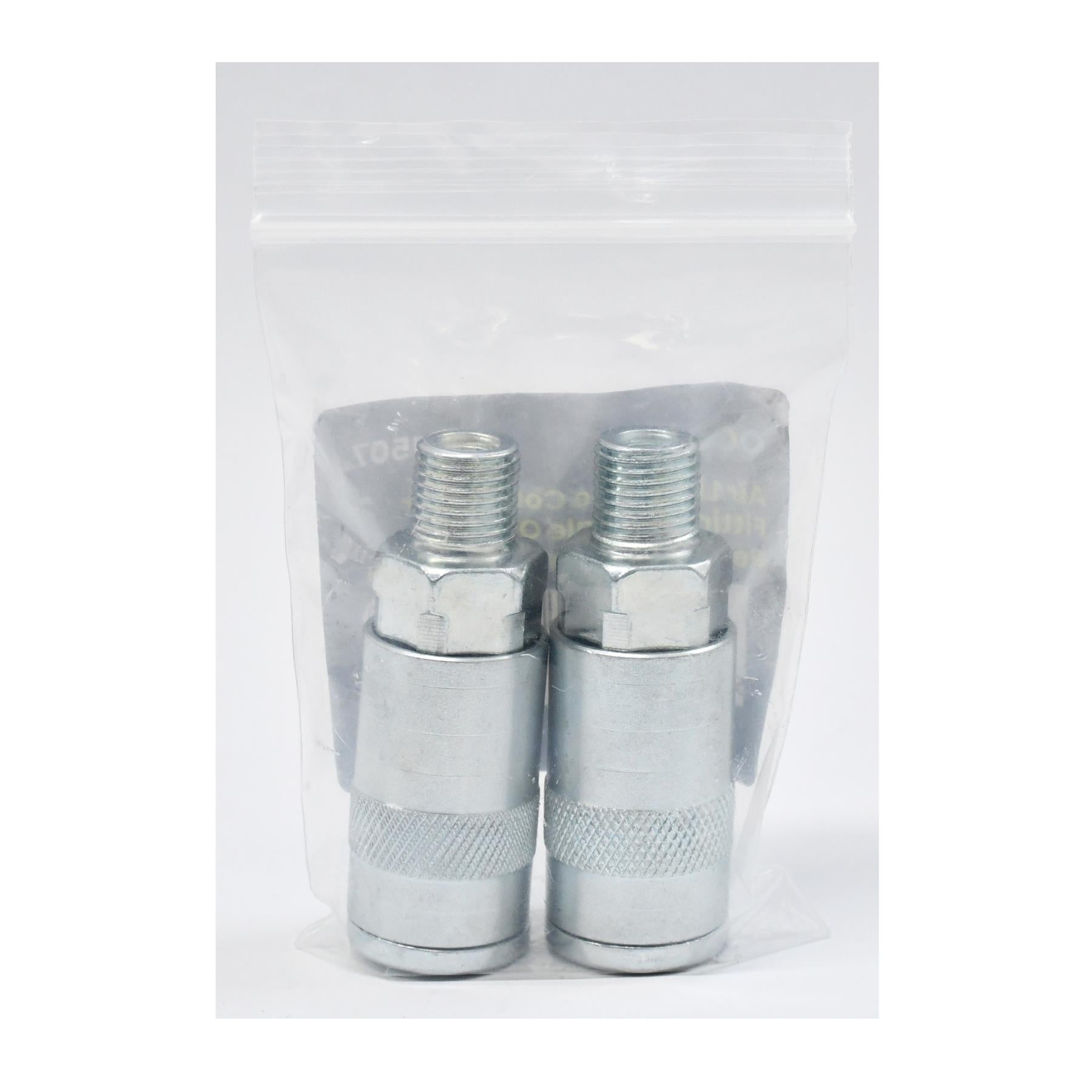 Vertex Air Line Fitting Quick Release Compressor Air Hose 1/4" Male Thread 2PC