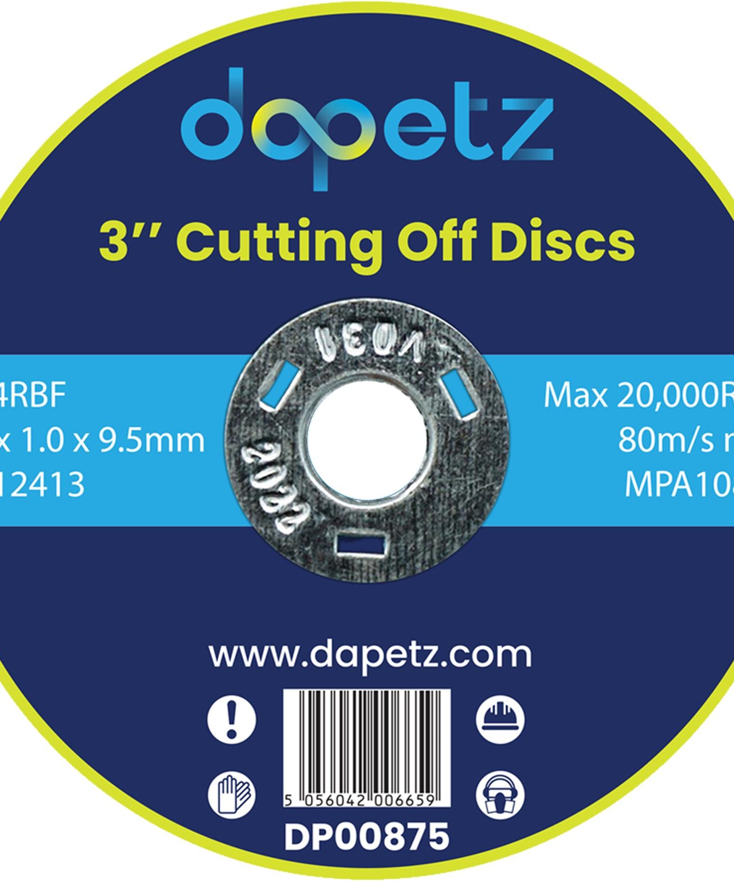 75mm ULTRA THIN METAL CUTTING BLADE DISC STEEL & STAINLESS ANGLE 20Pcs