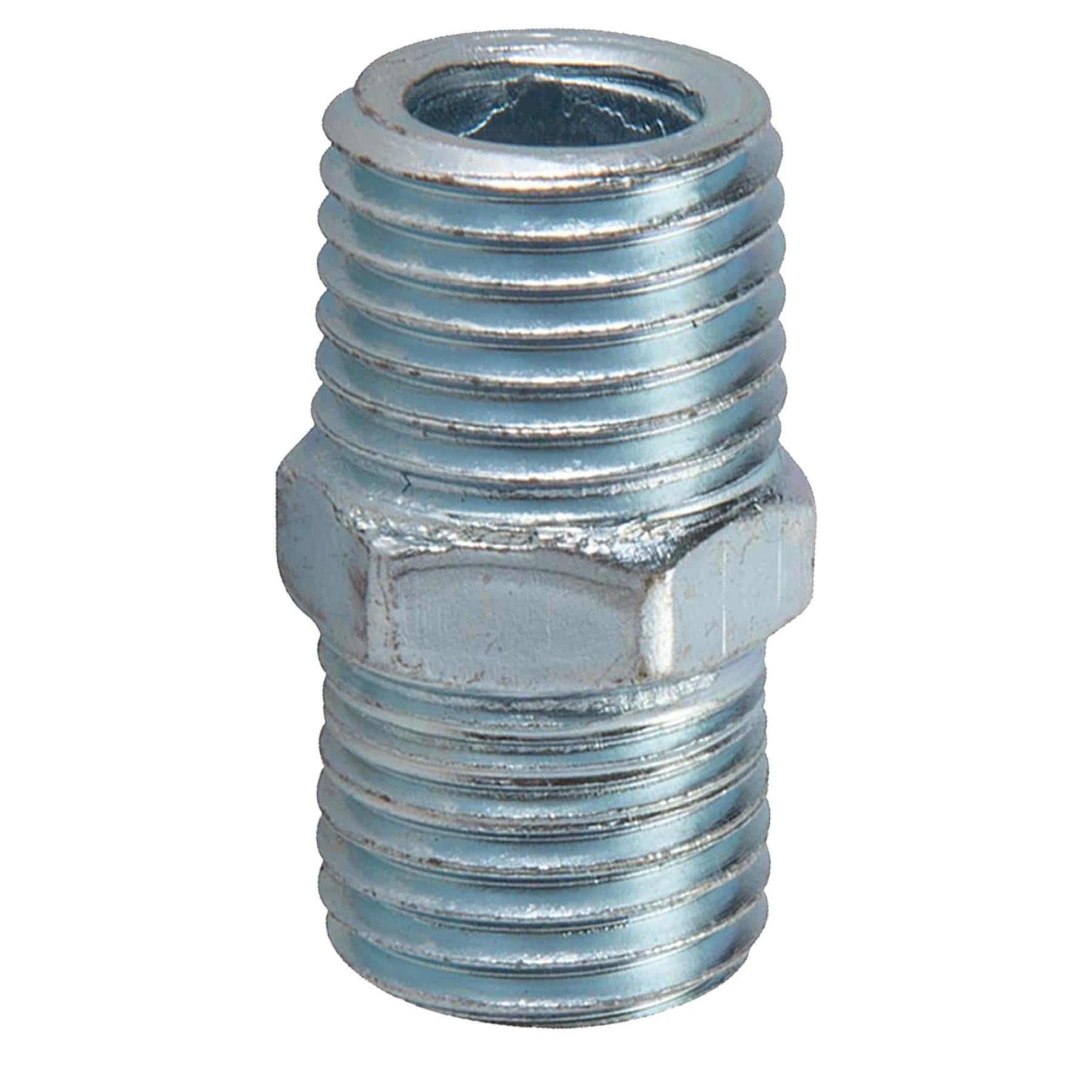 2 Equal Union Connector 1/4" Double Male Adaptor Airline Compressor Hose Fitting