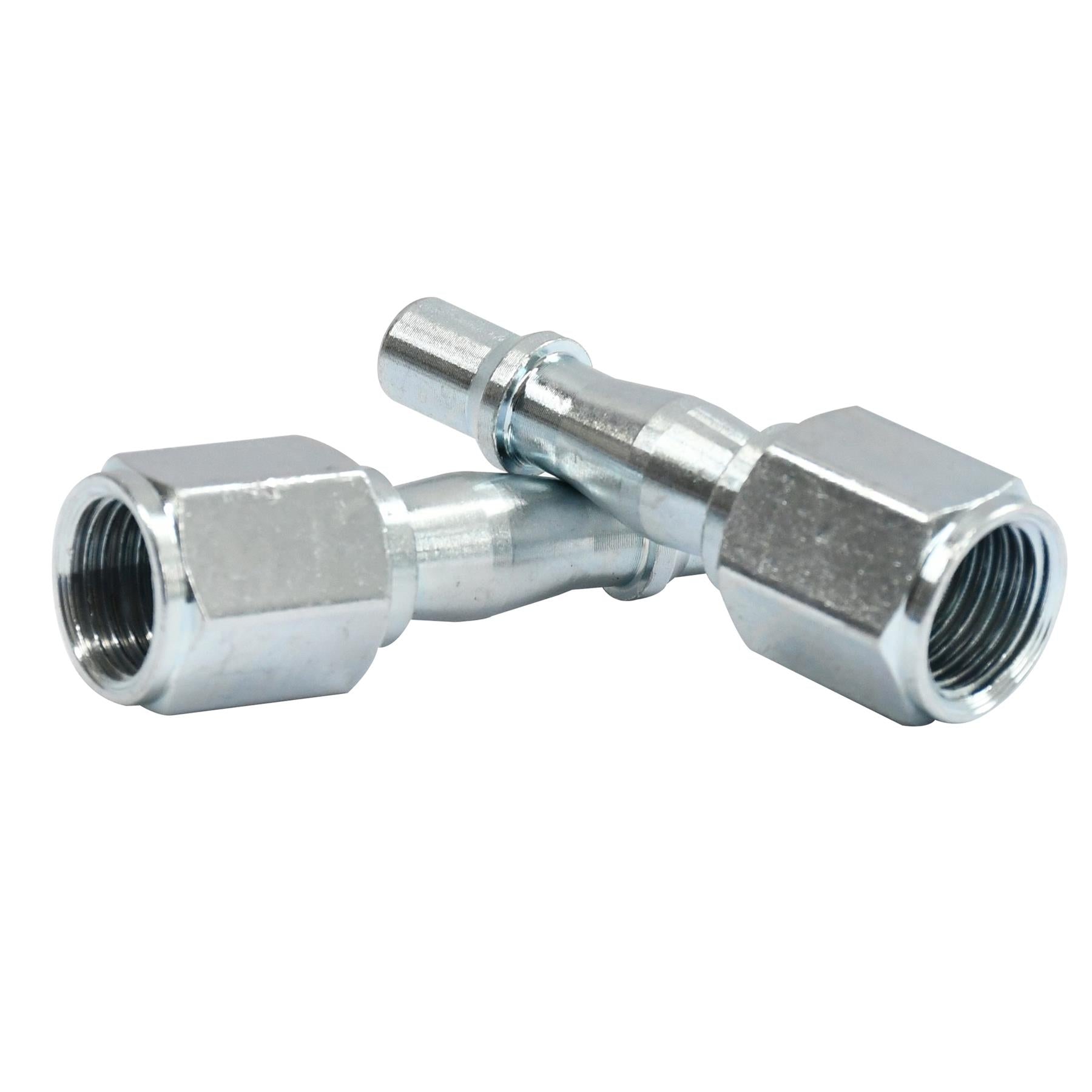 Air Line Hose Fitting Connector Female 1/4" Thread Bayonet For PCL Vertex 2Pcs