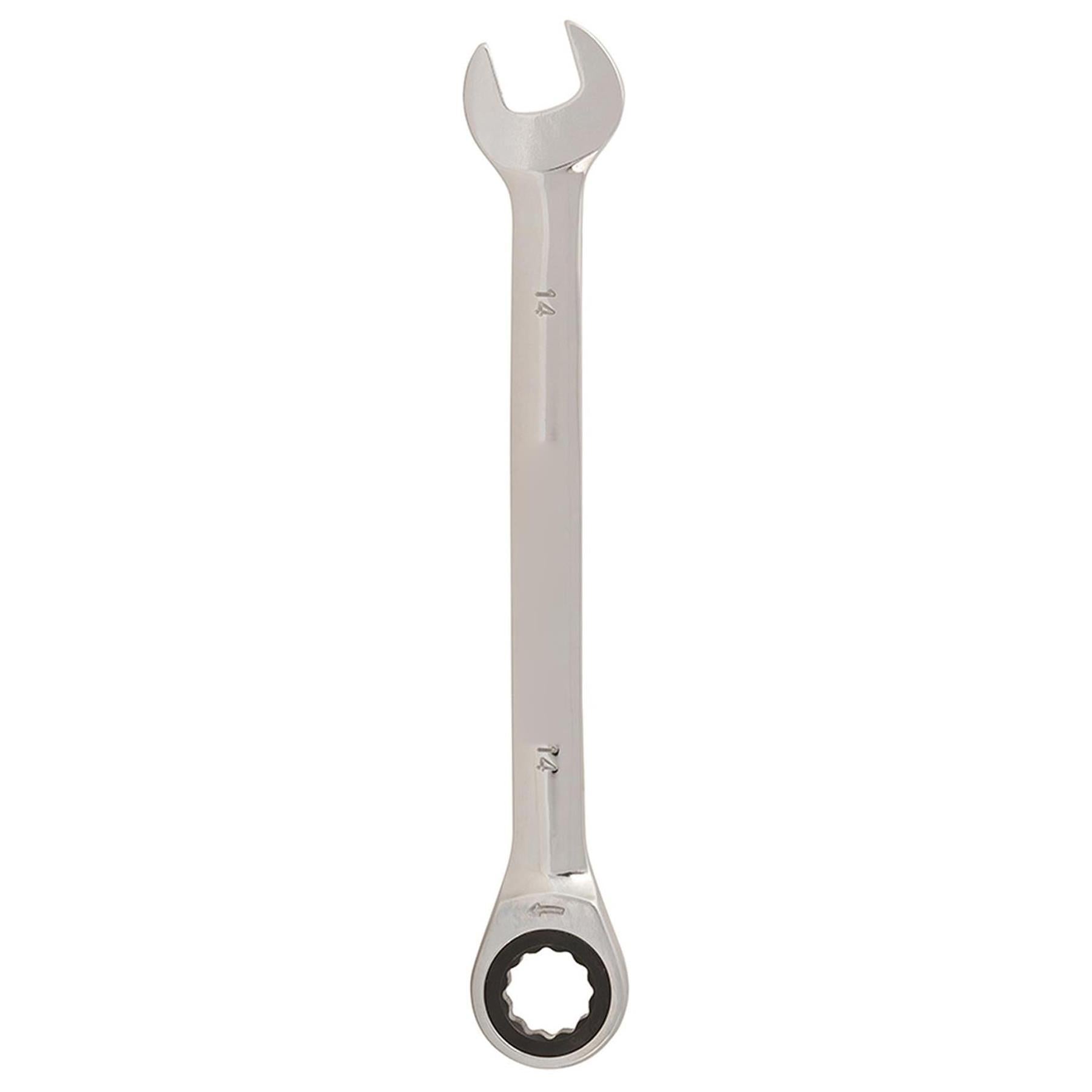 Head Ratchet Metric Spanner Open End Ring Combination 14mm By Dapetz